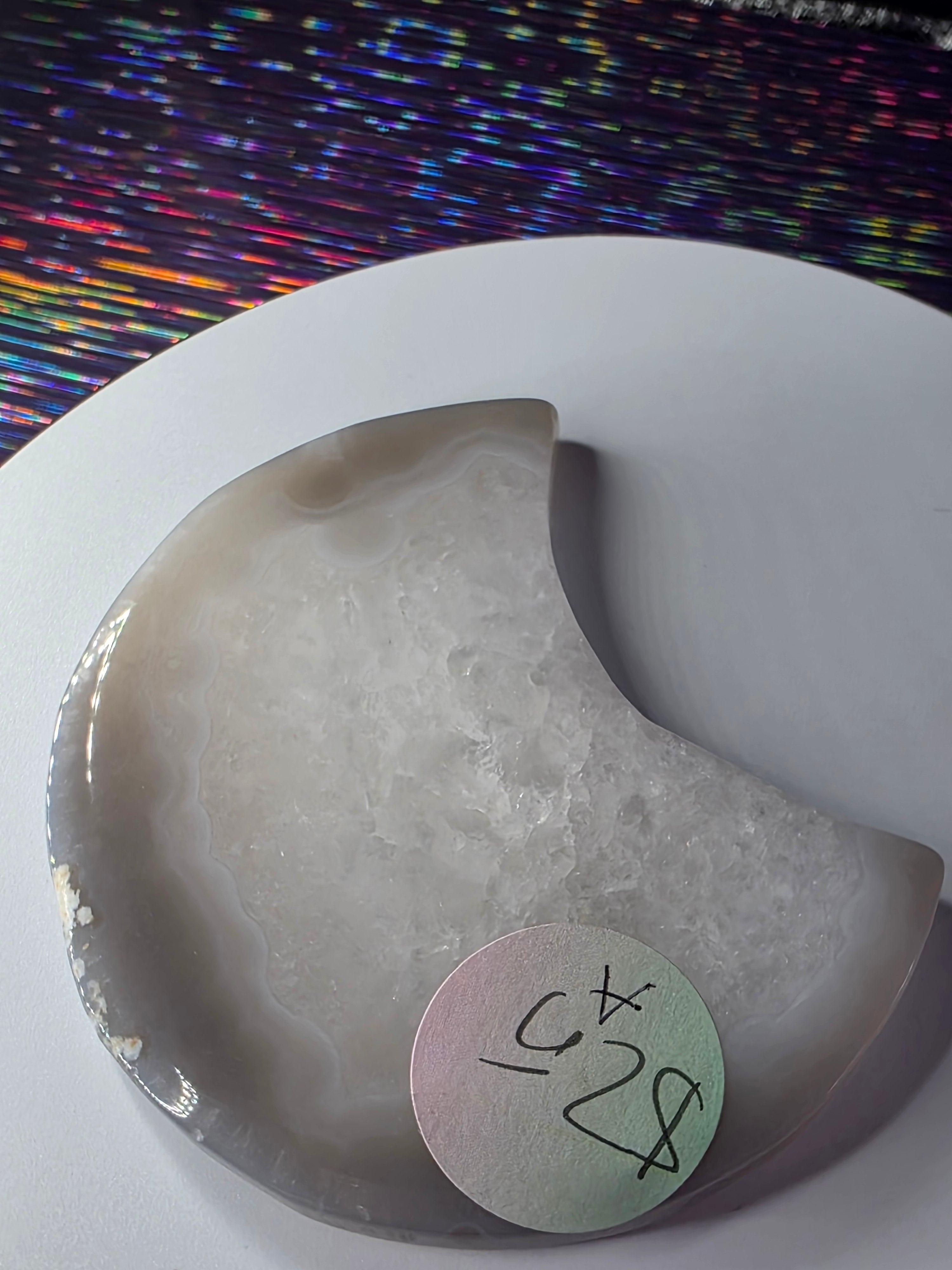 Quartz and Agate Moon A