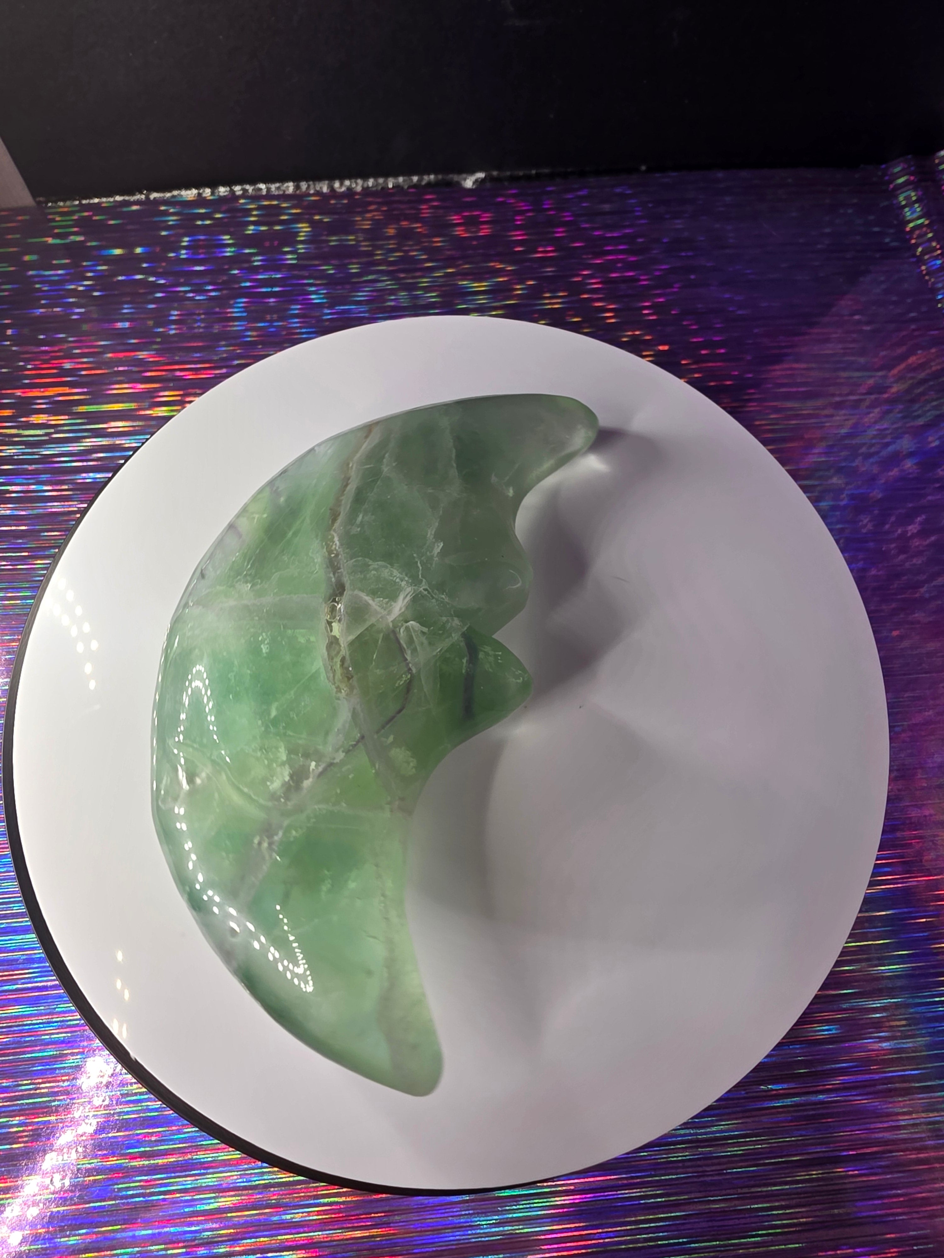 Fluorite Moon Face