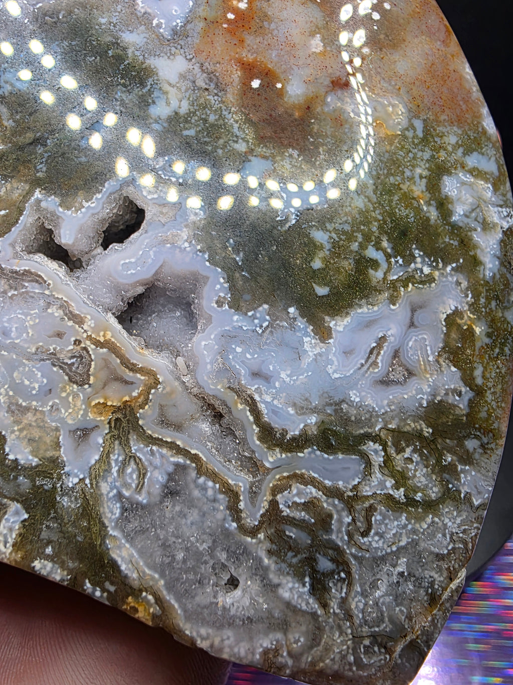Moss Agate Moon F