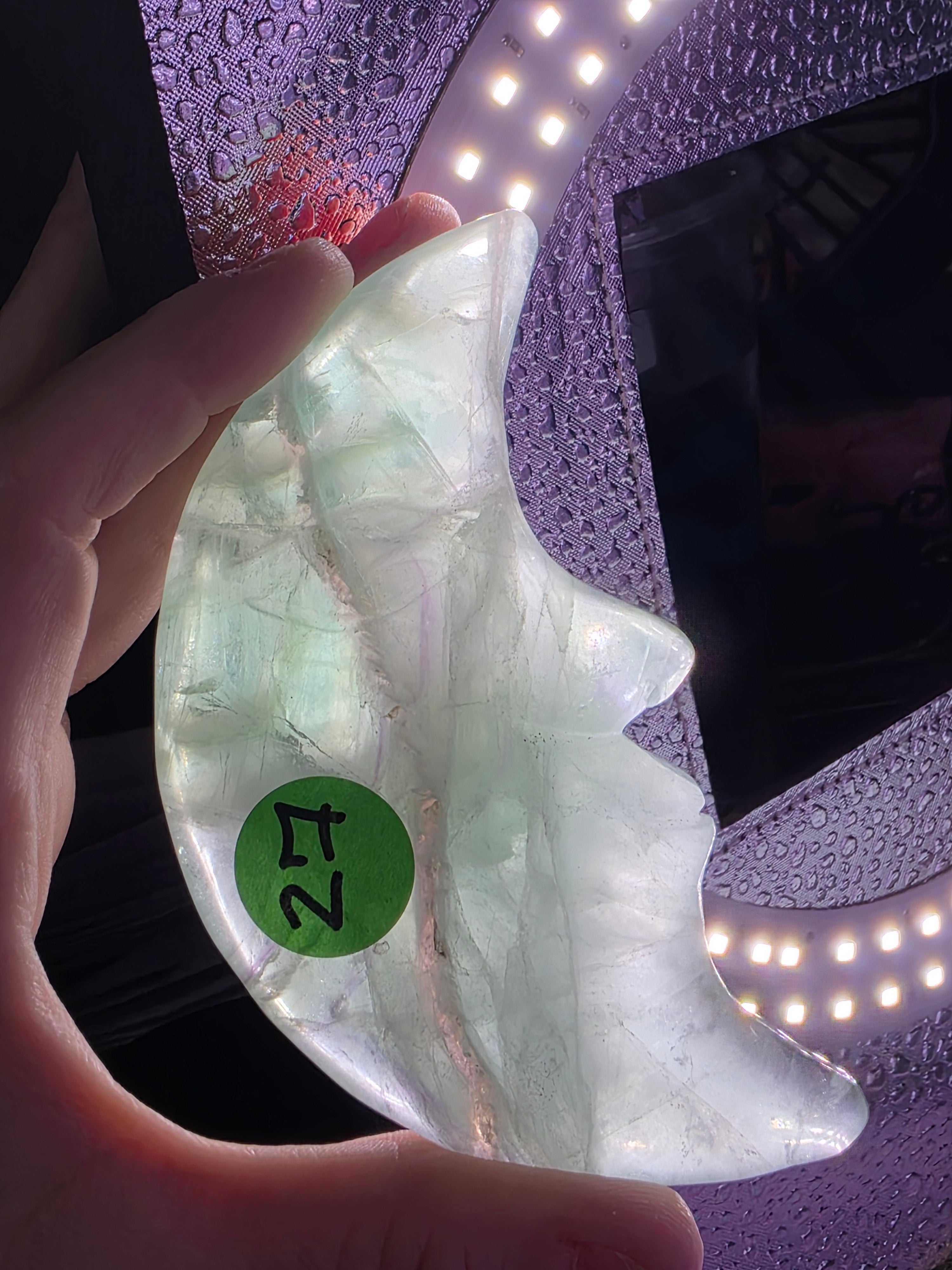 Fluorite Moon Face