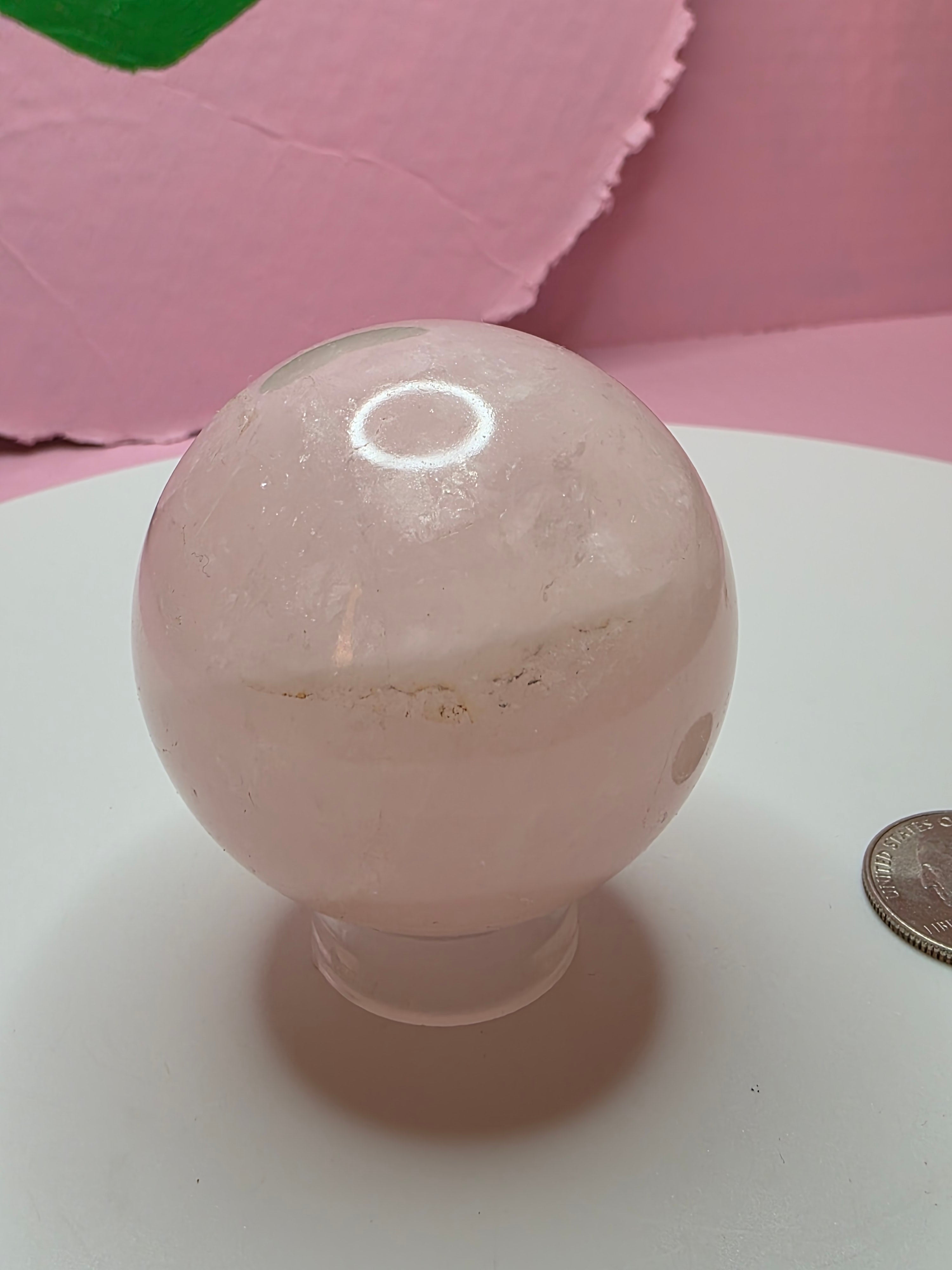 Rose Quartz Sphere A