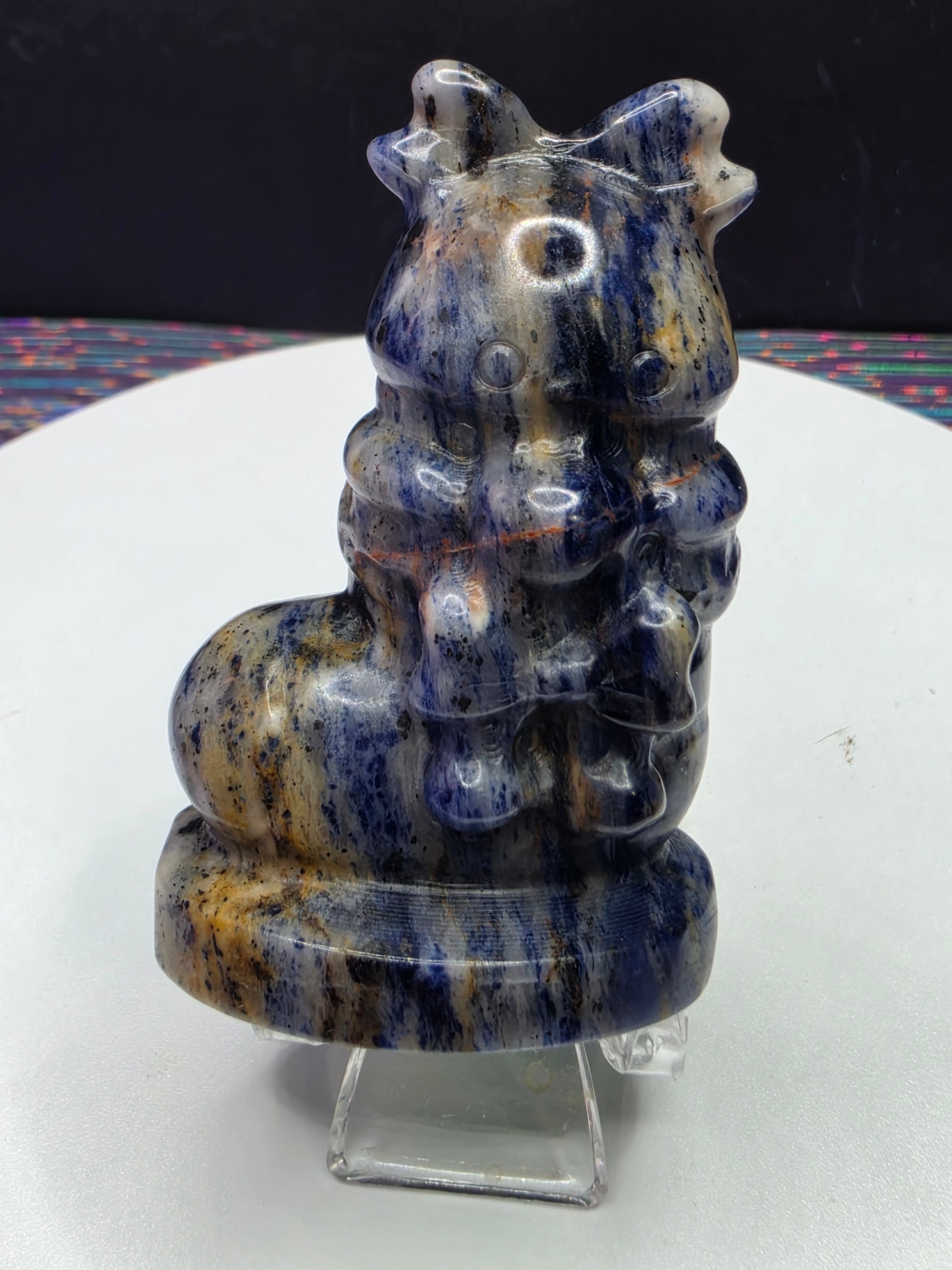 Sodalite Reindeer in Stocking C