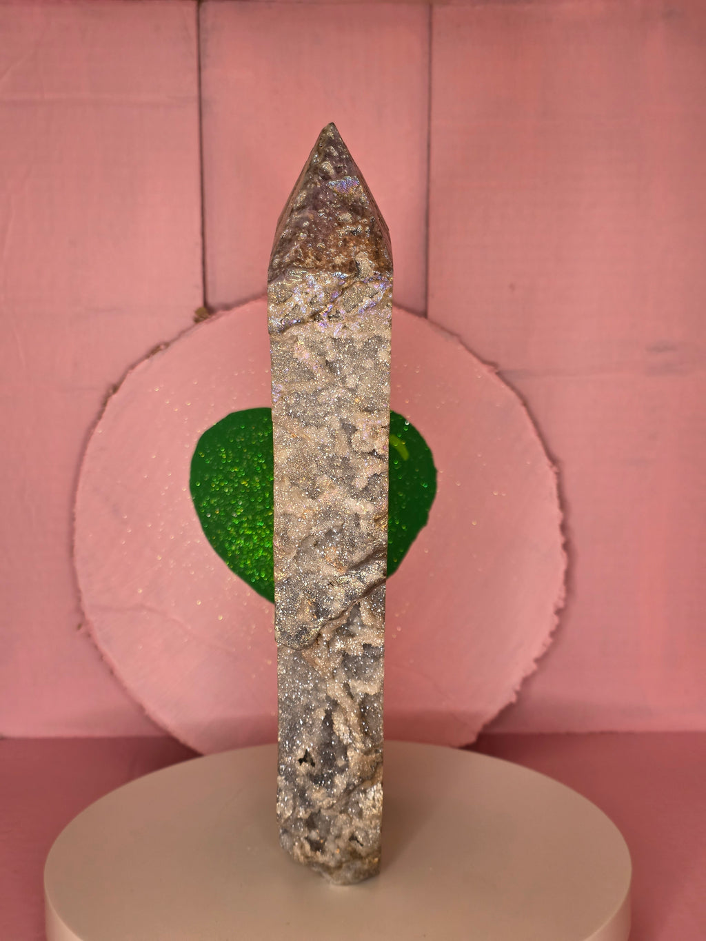 Aura Coated Sphalerite Tower D