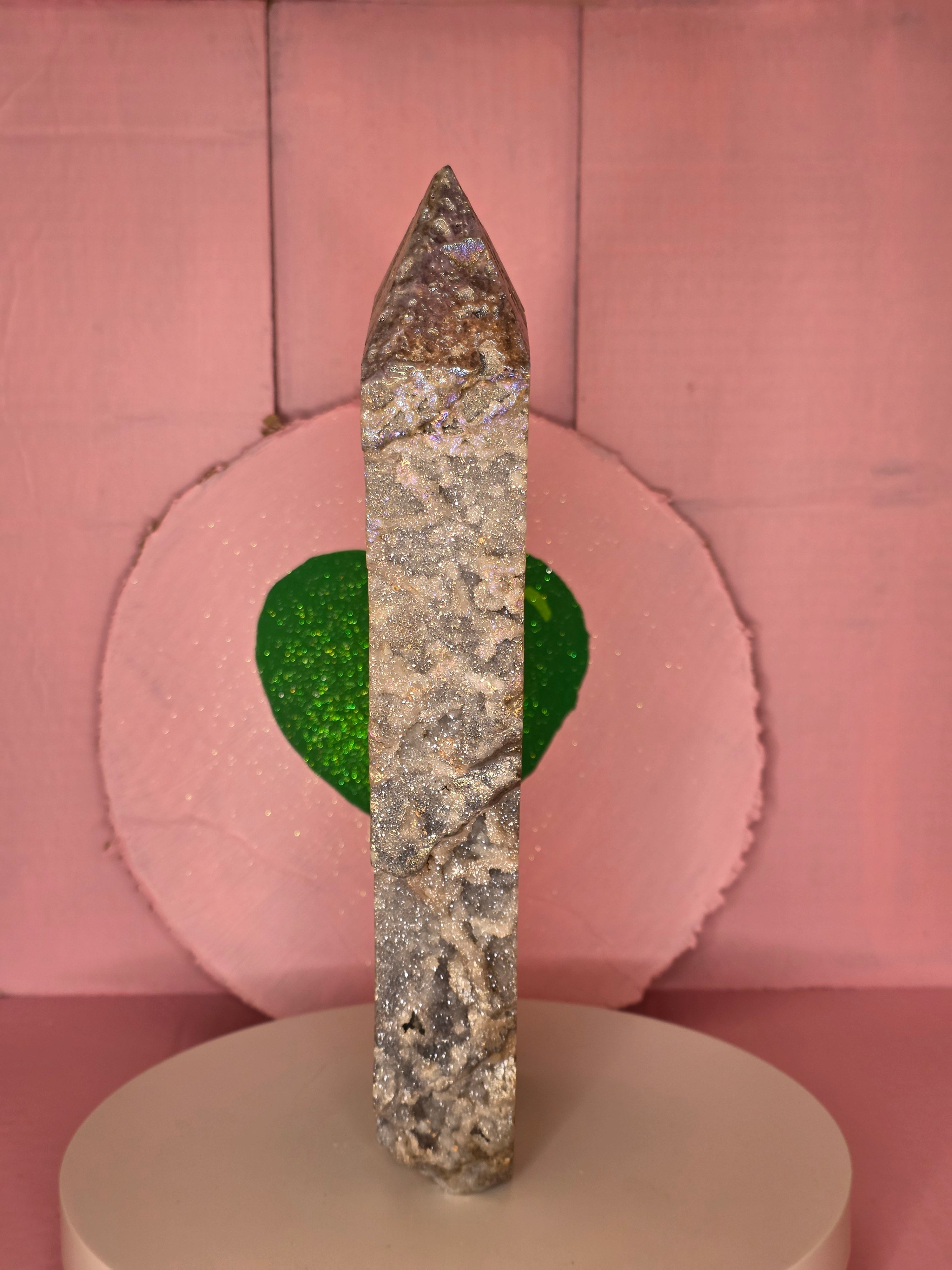 Aura Coated Sphalerite Tower D