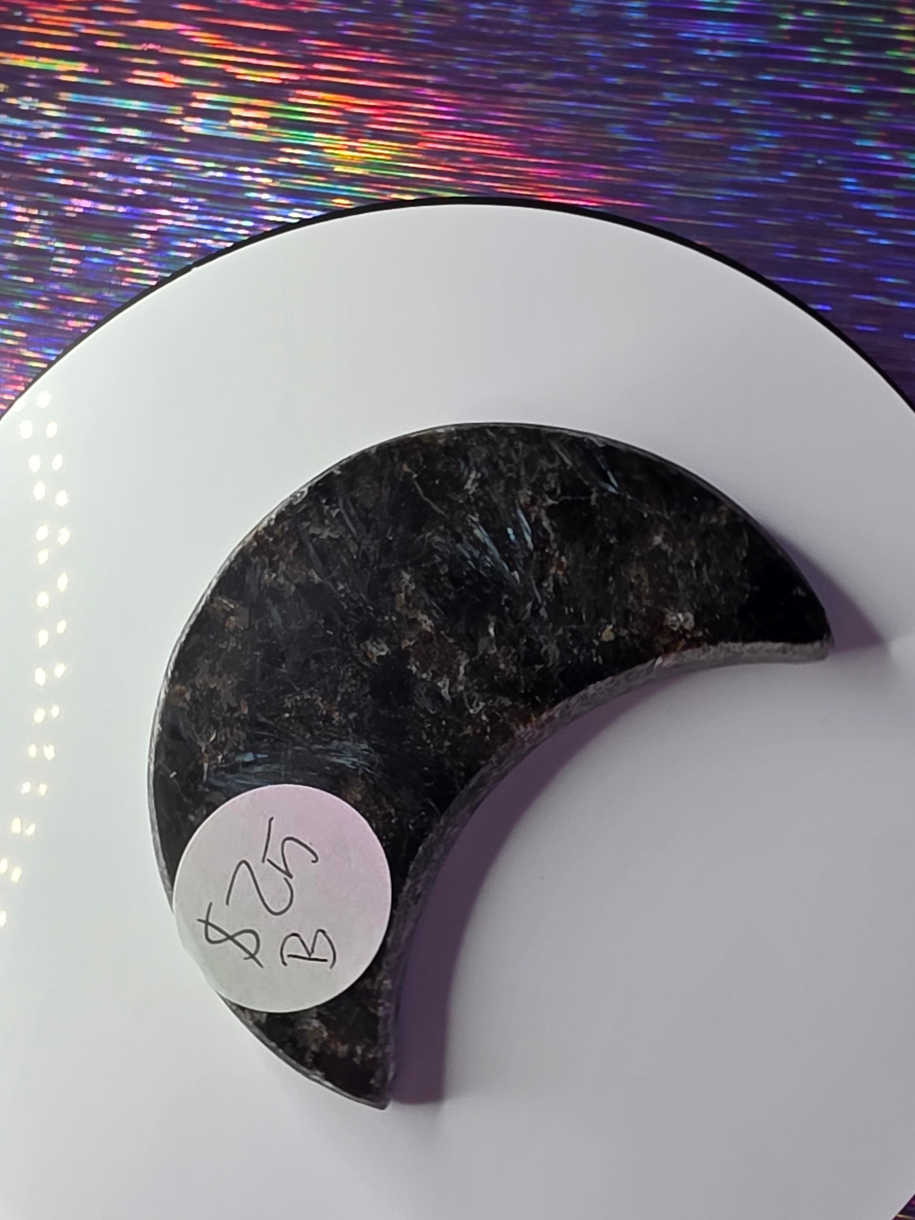 Arfvedsonite with Garnet Moon B
