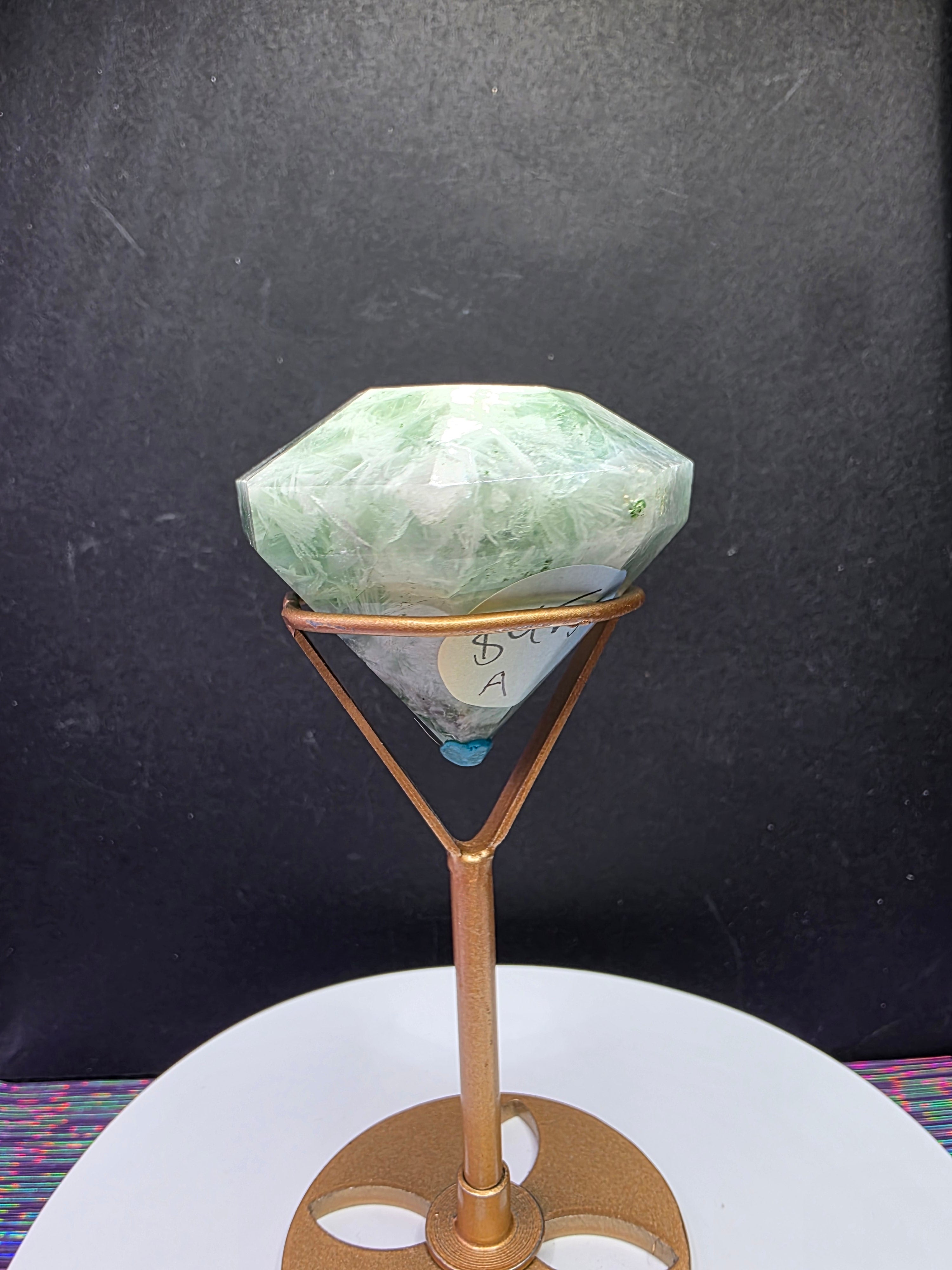 Feather Fluorite Diamond A