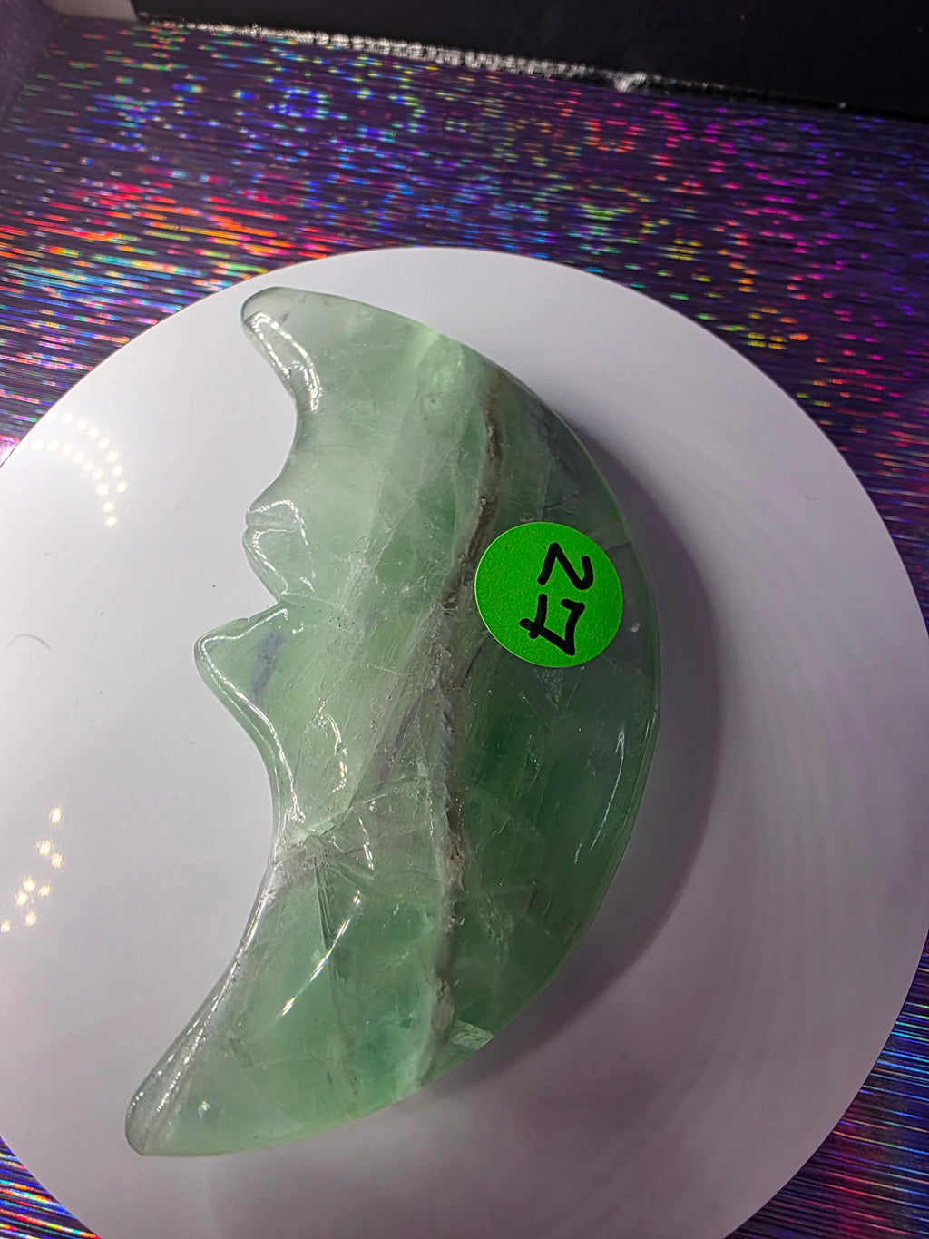 Fluorite Moon Face