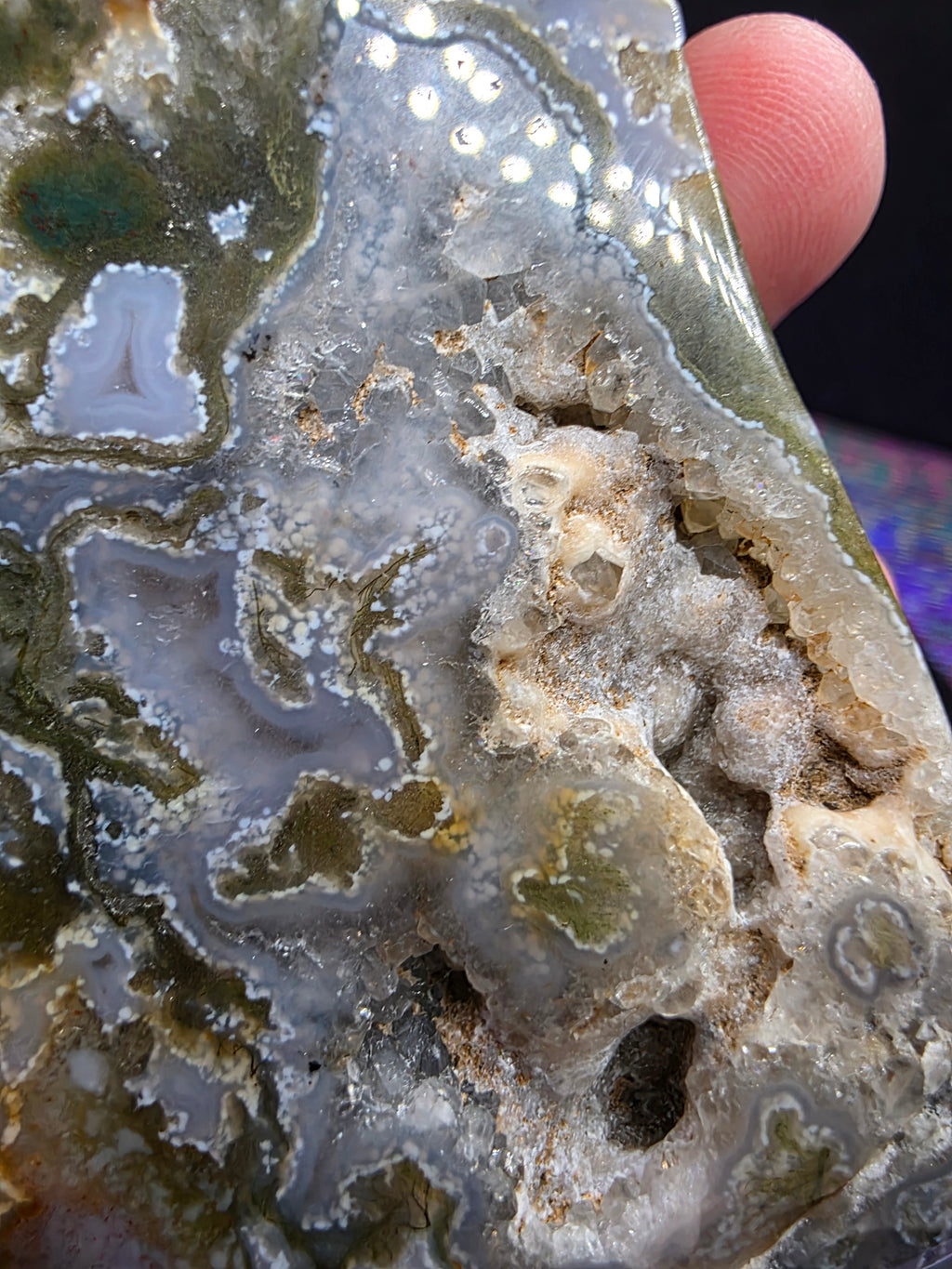Moss Agate Moon F