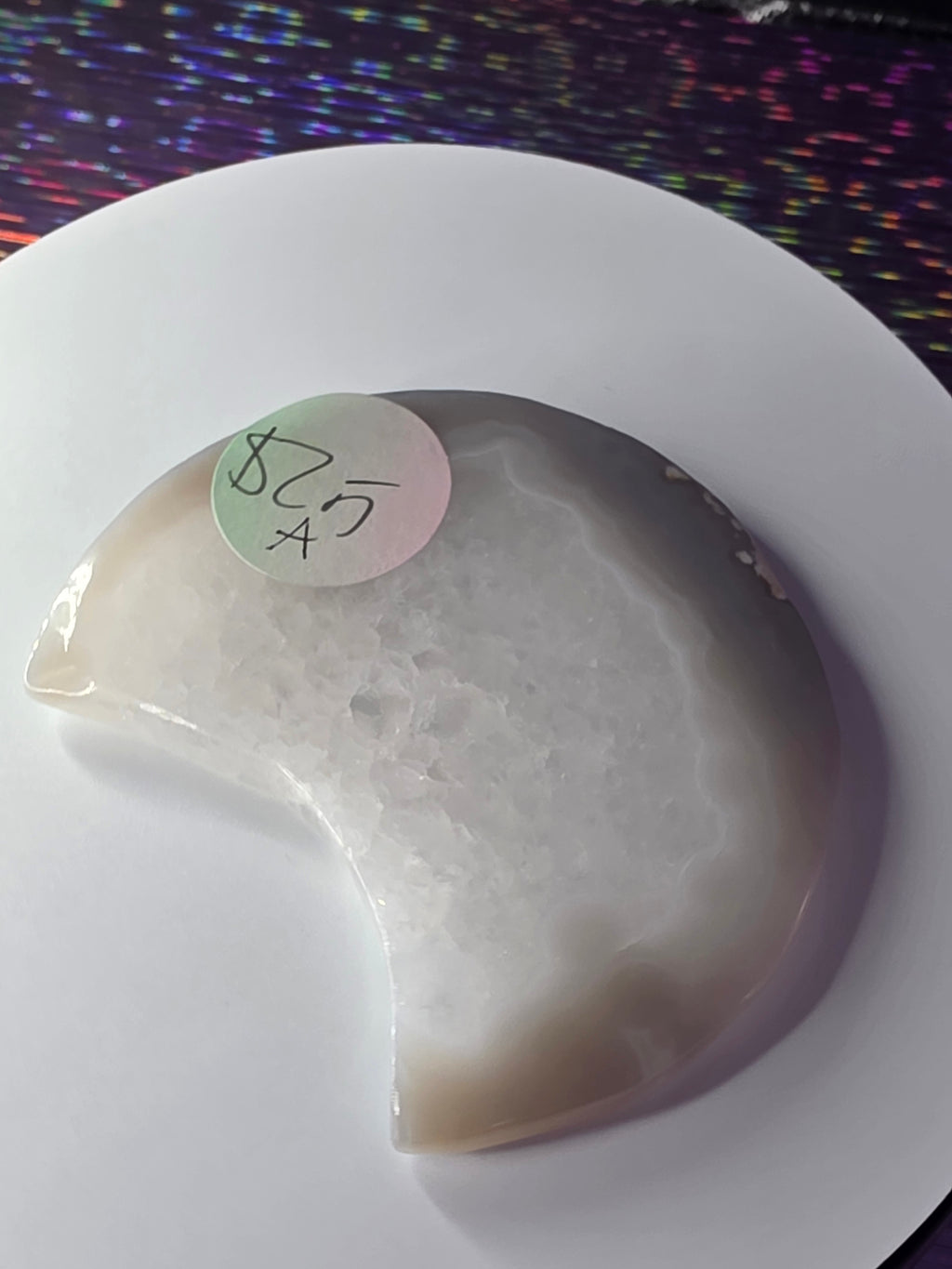 Quartz and Agate Moon A