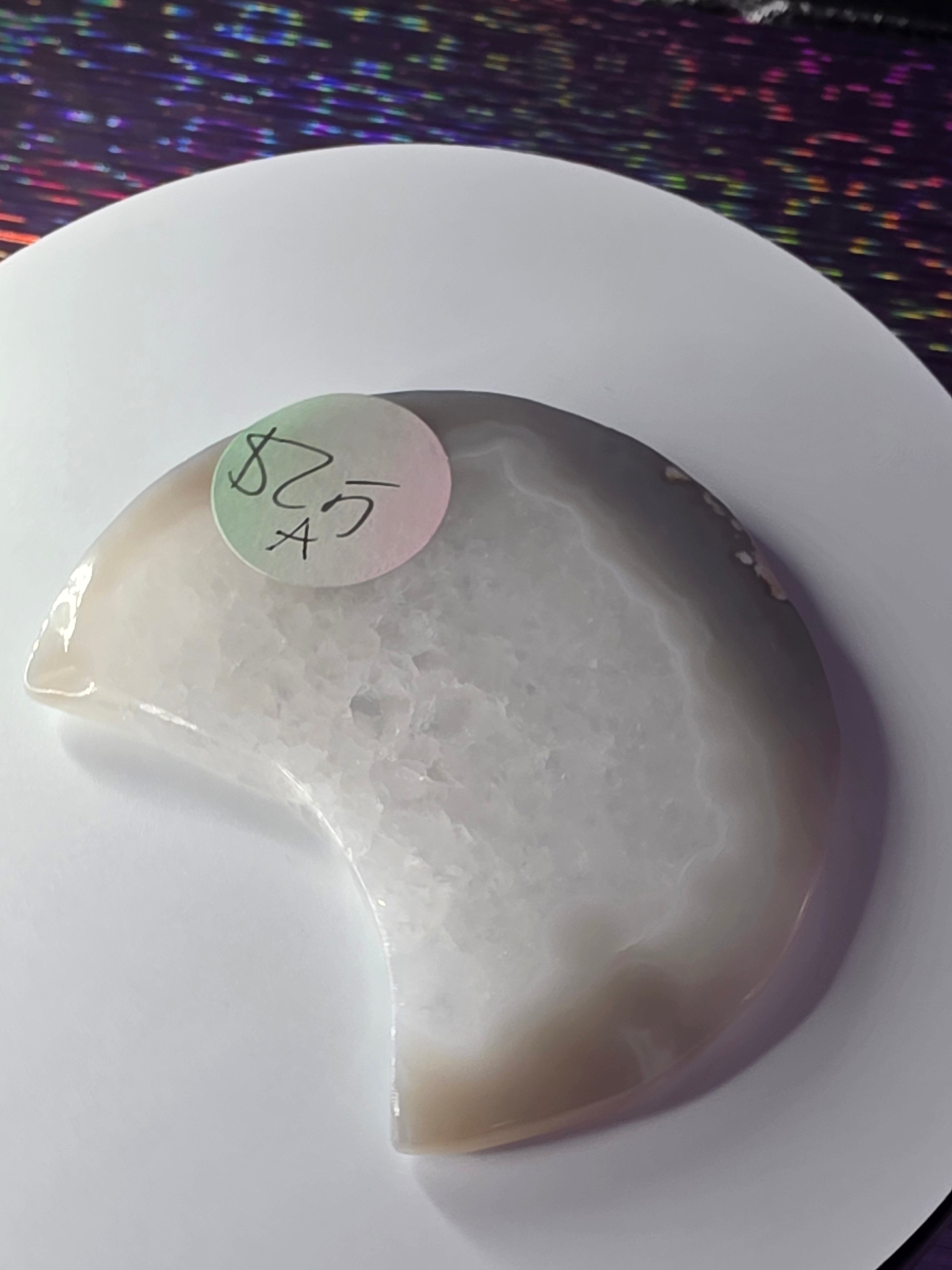 Quartz and Agate Moon A