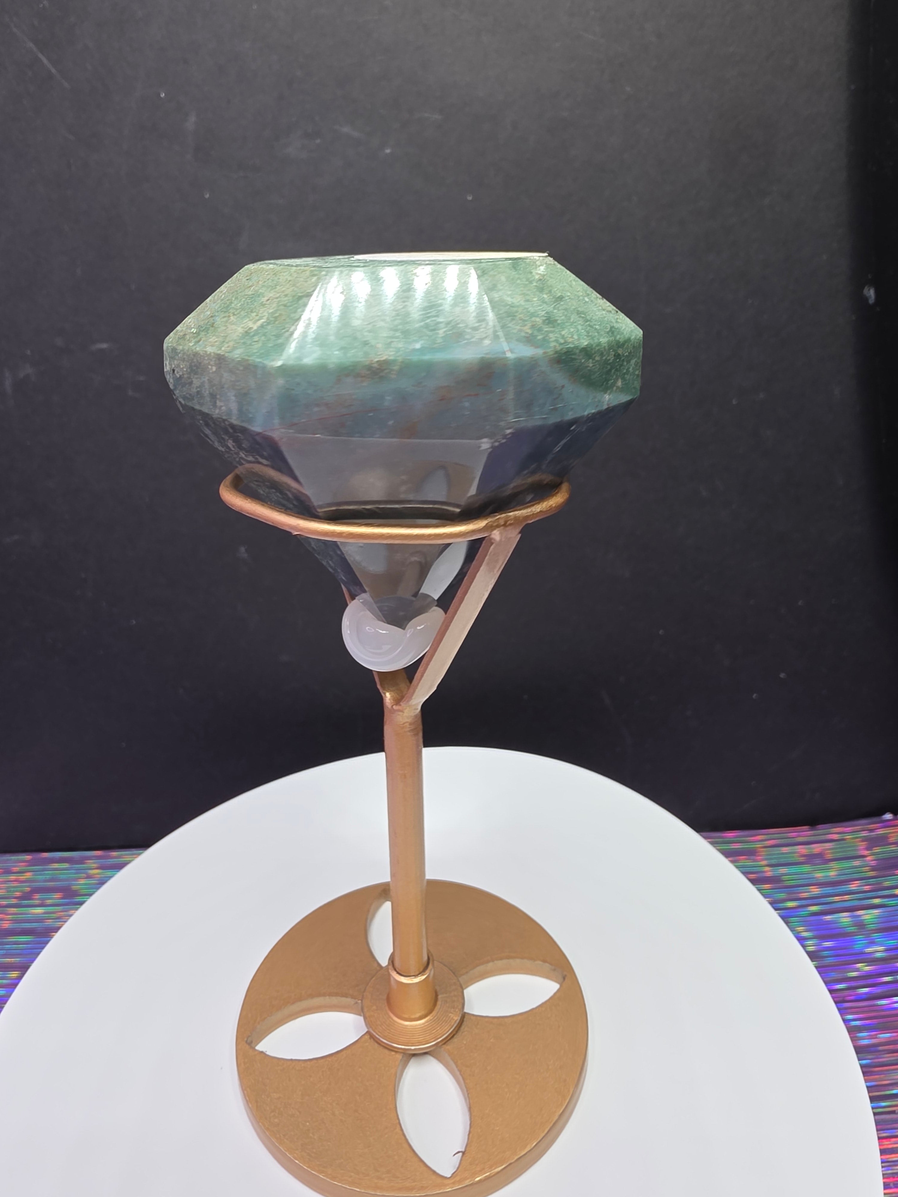 Ocean Jasper Moss Agate Diamond C