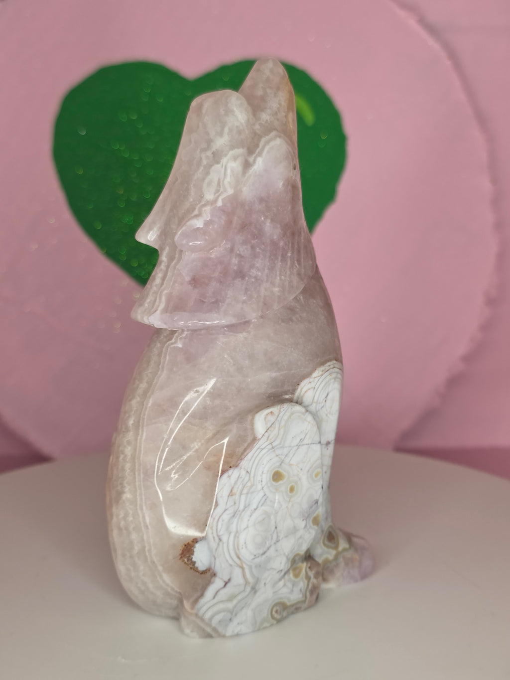 Crazy Lace Amethyst Wolf