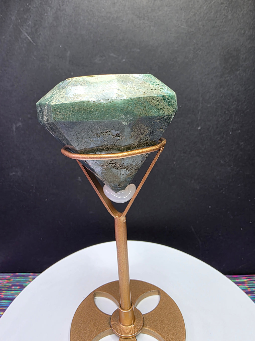 Ocean Jasper Moss Agate Diamond C