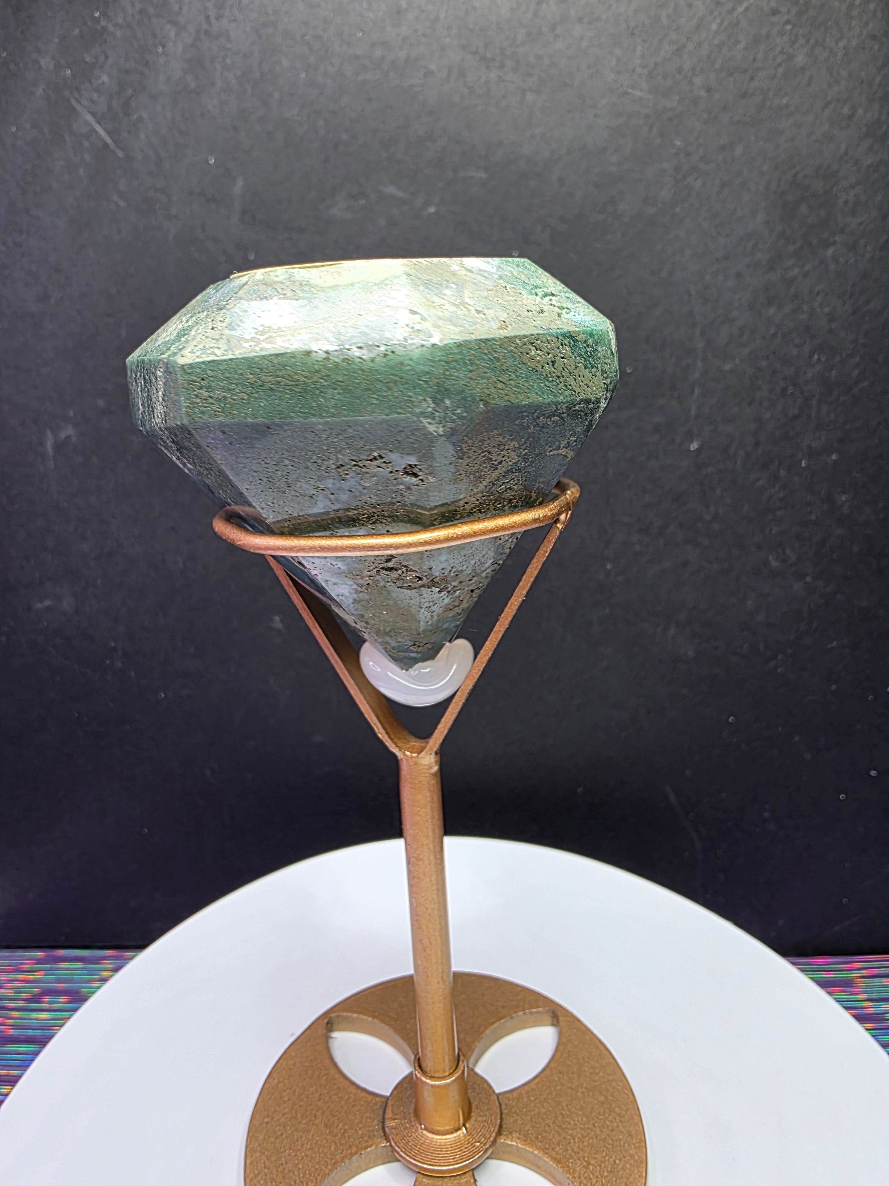 Ocean Jasper Moss Agate Diamond C