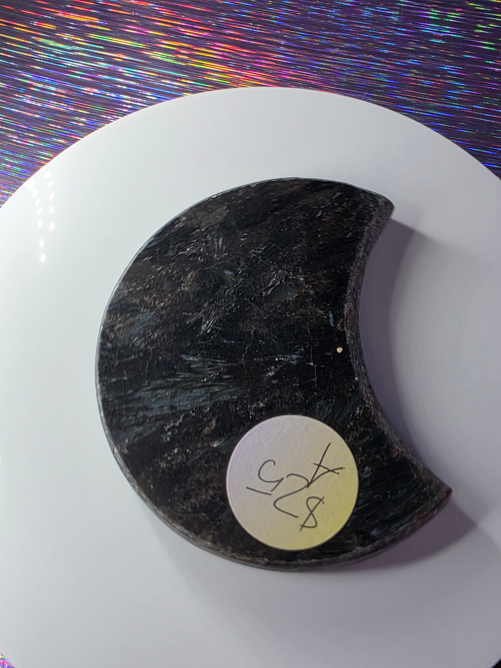 Arfvedsonite with Garnet Moon A
