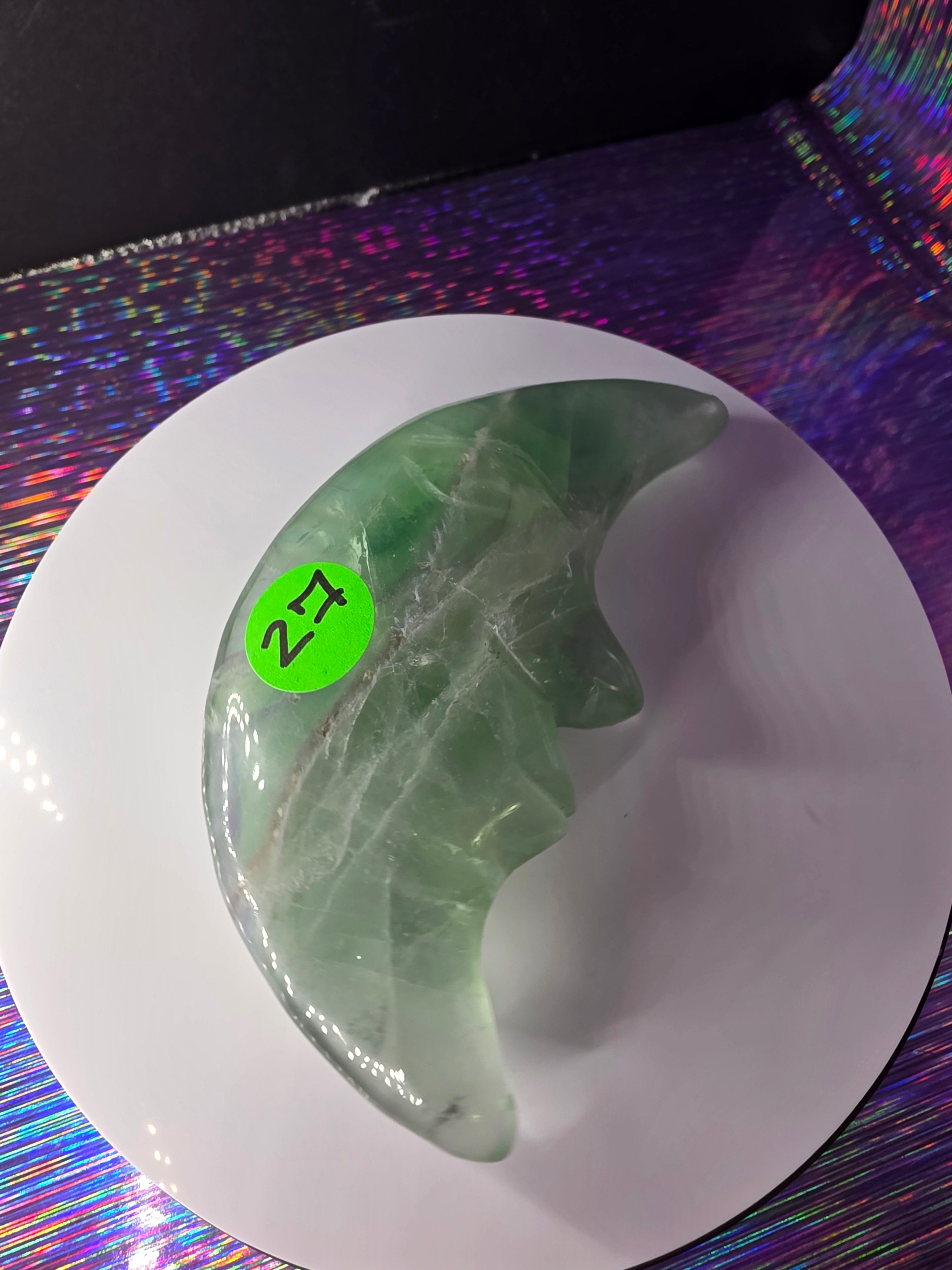 Fluorite Moon Face