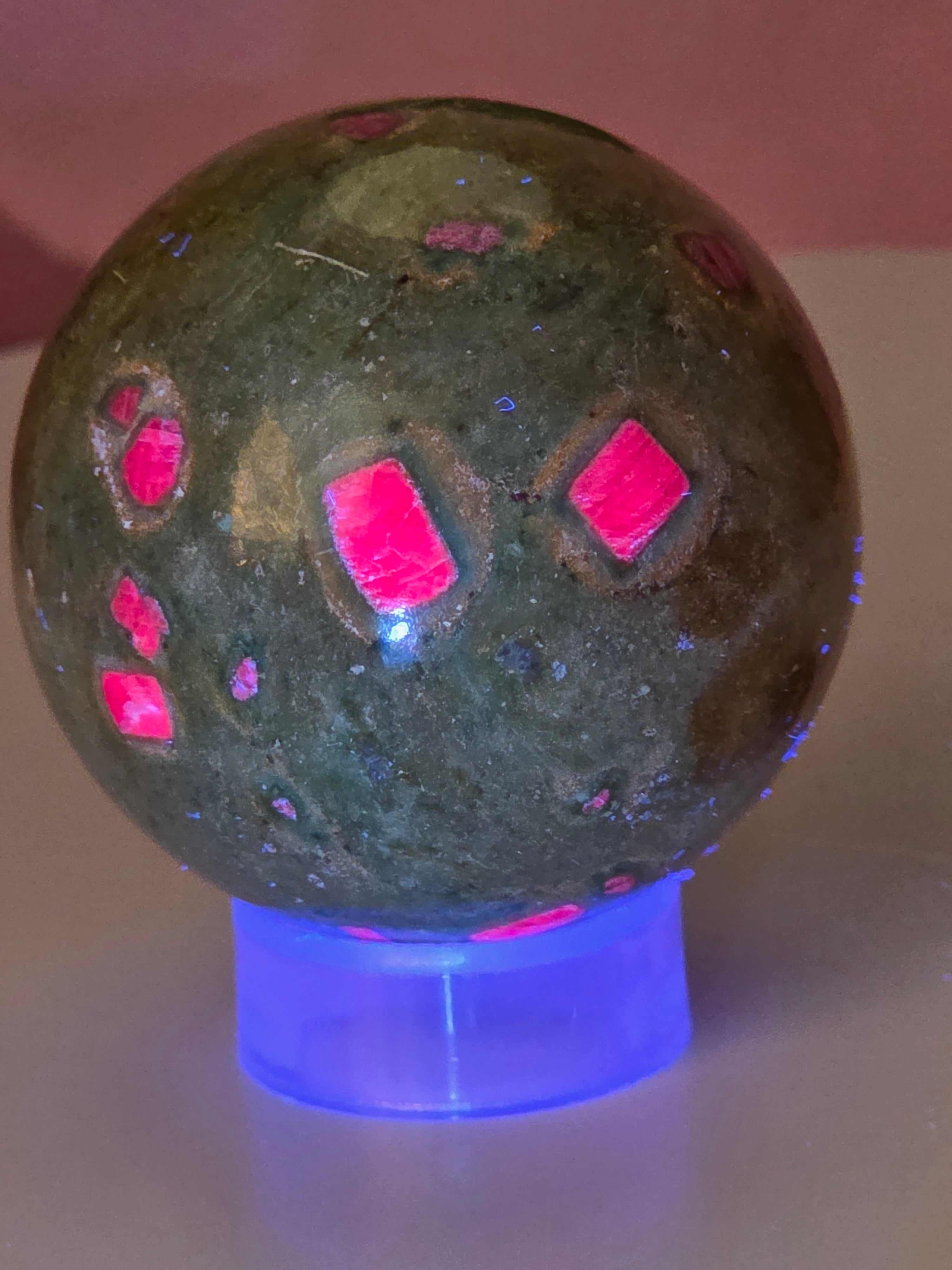 Ruby in Fuchsite Sphere A