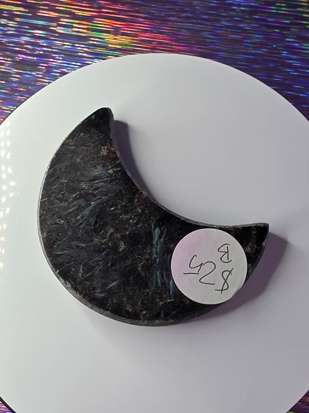 Arfvedsonite with Garnet Moon B