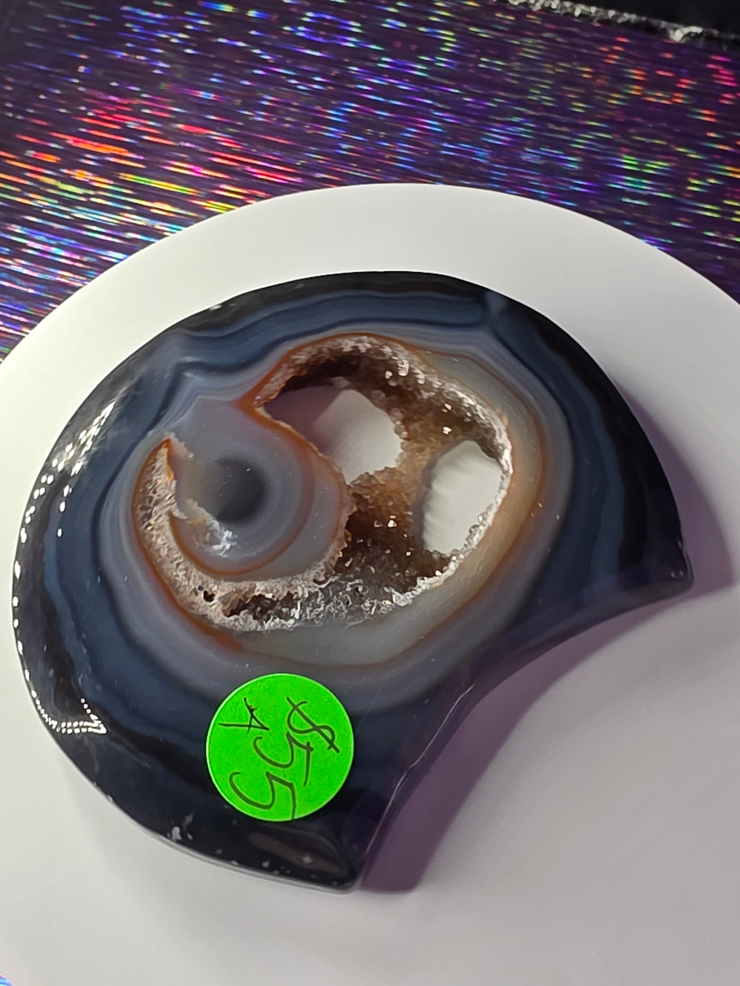 Agate Moon with Portals A
