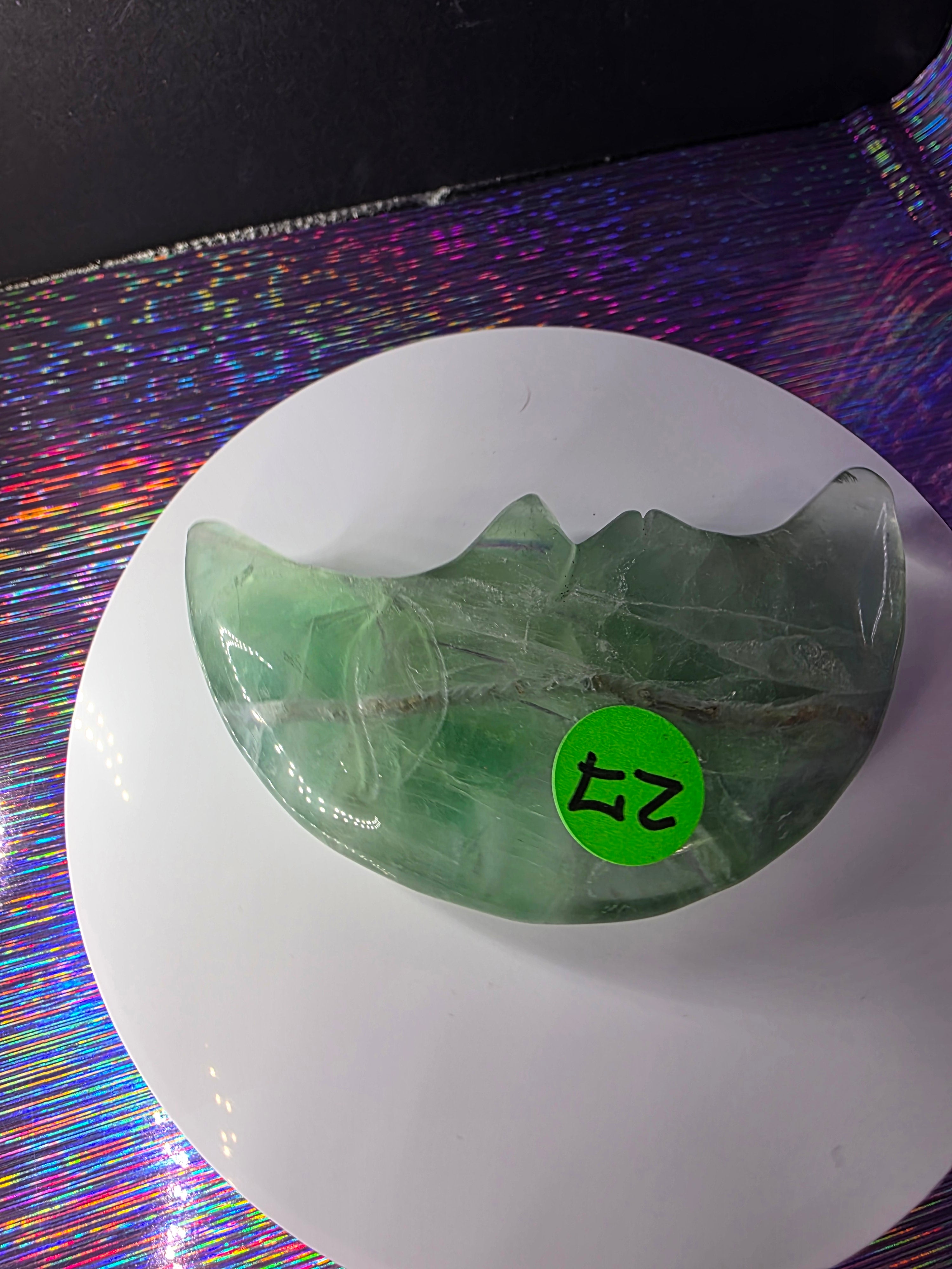 Fluorite Moon Face