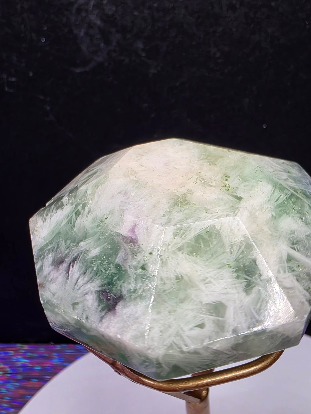 Feather Fluorite Diamond A