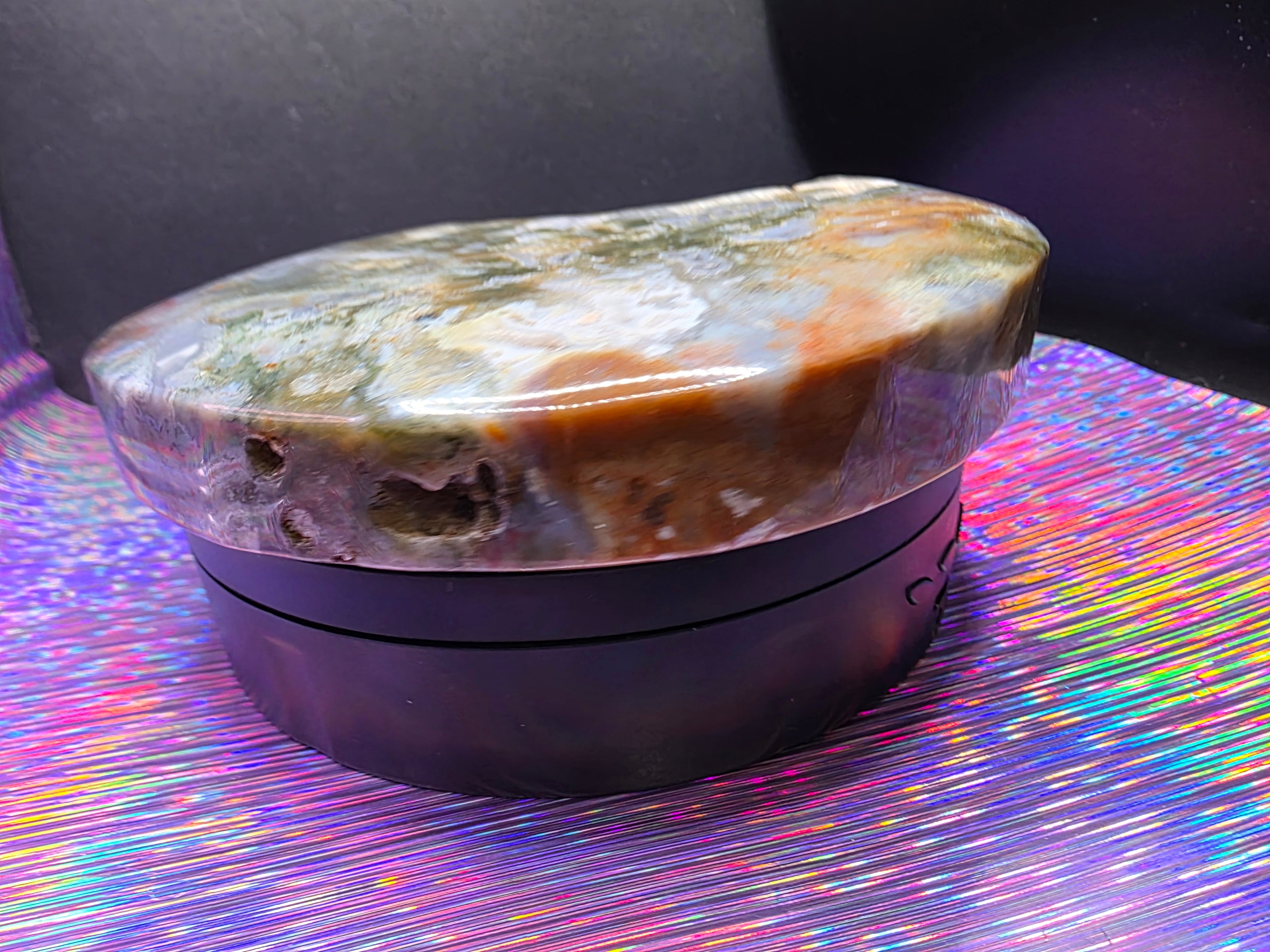 Moss Agate Moon F