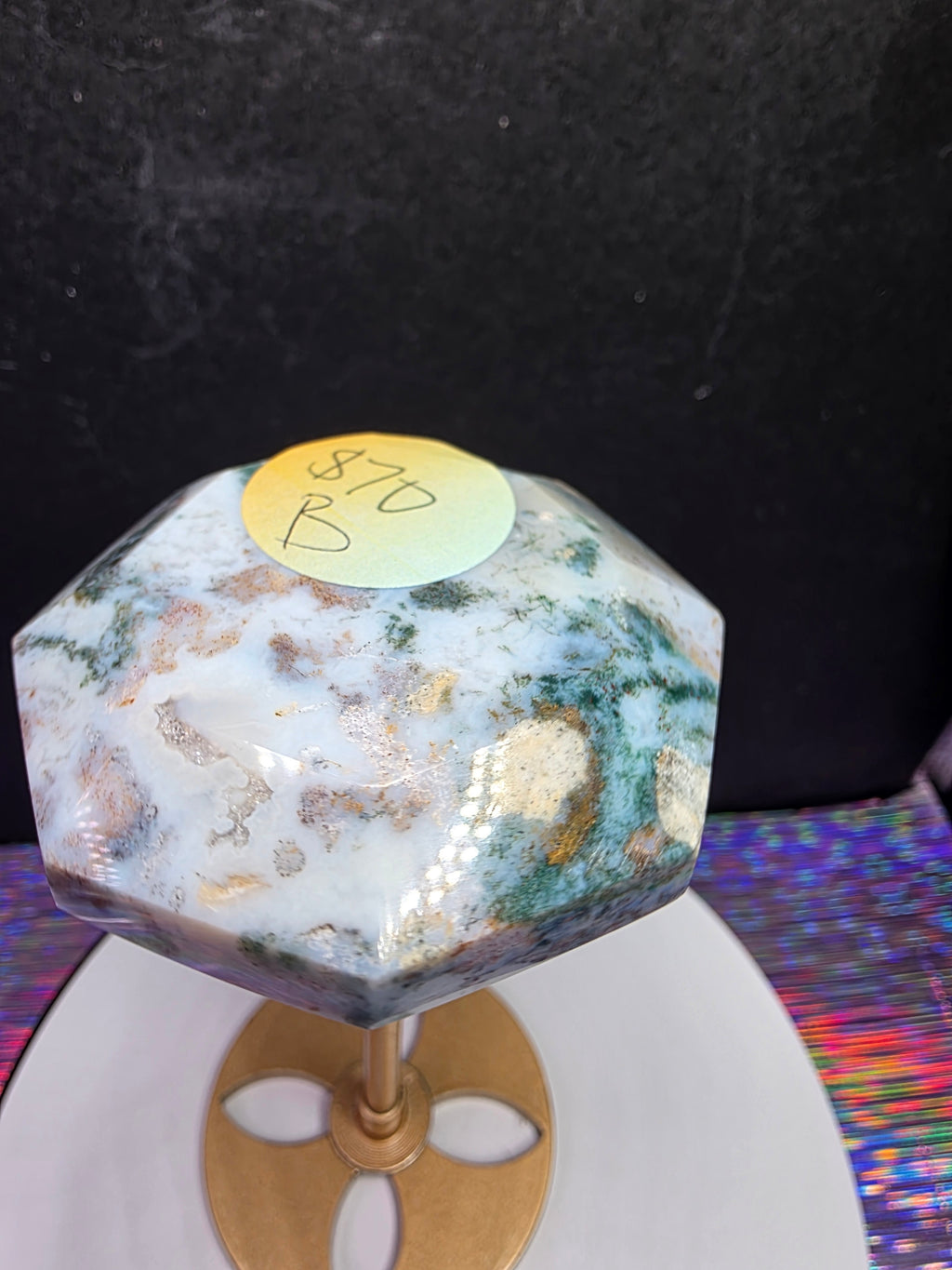 Ocean Jasper Moss Agate Diamond B