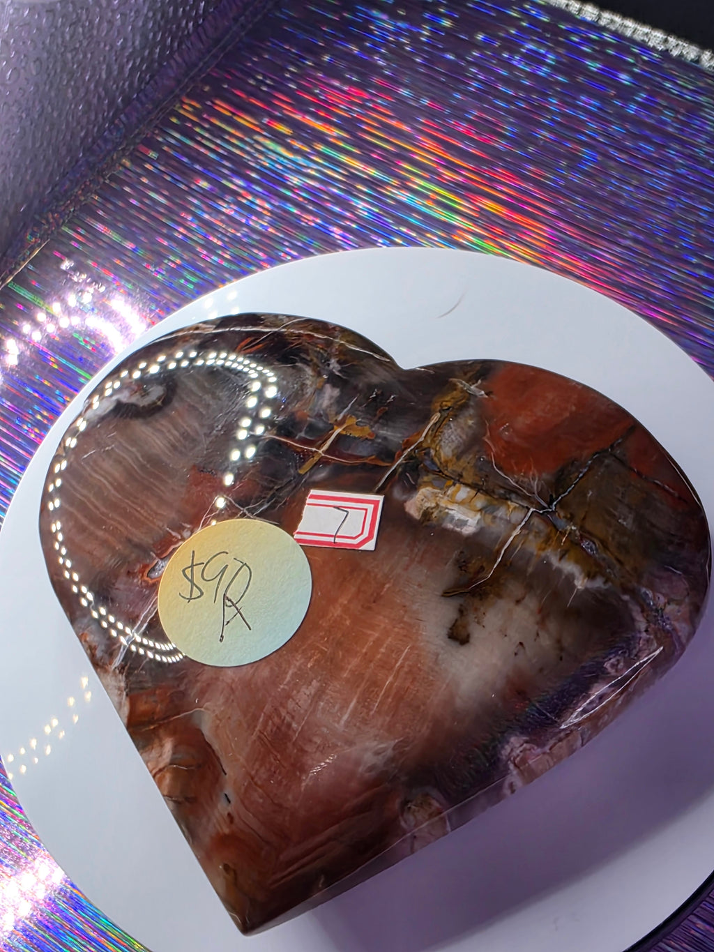 Petrified Wood Heart