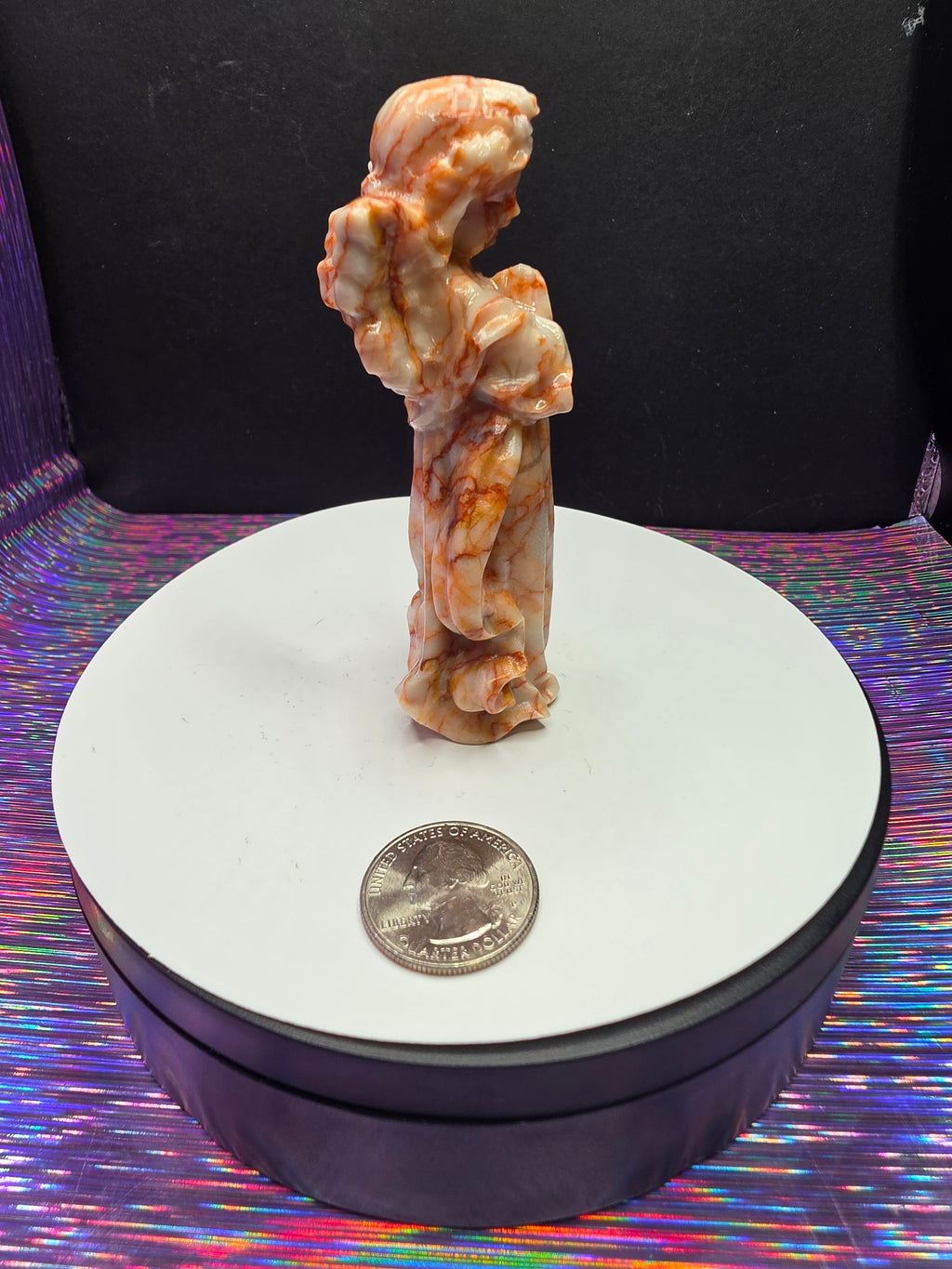 Red Veined Jasper Angel