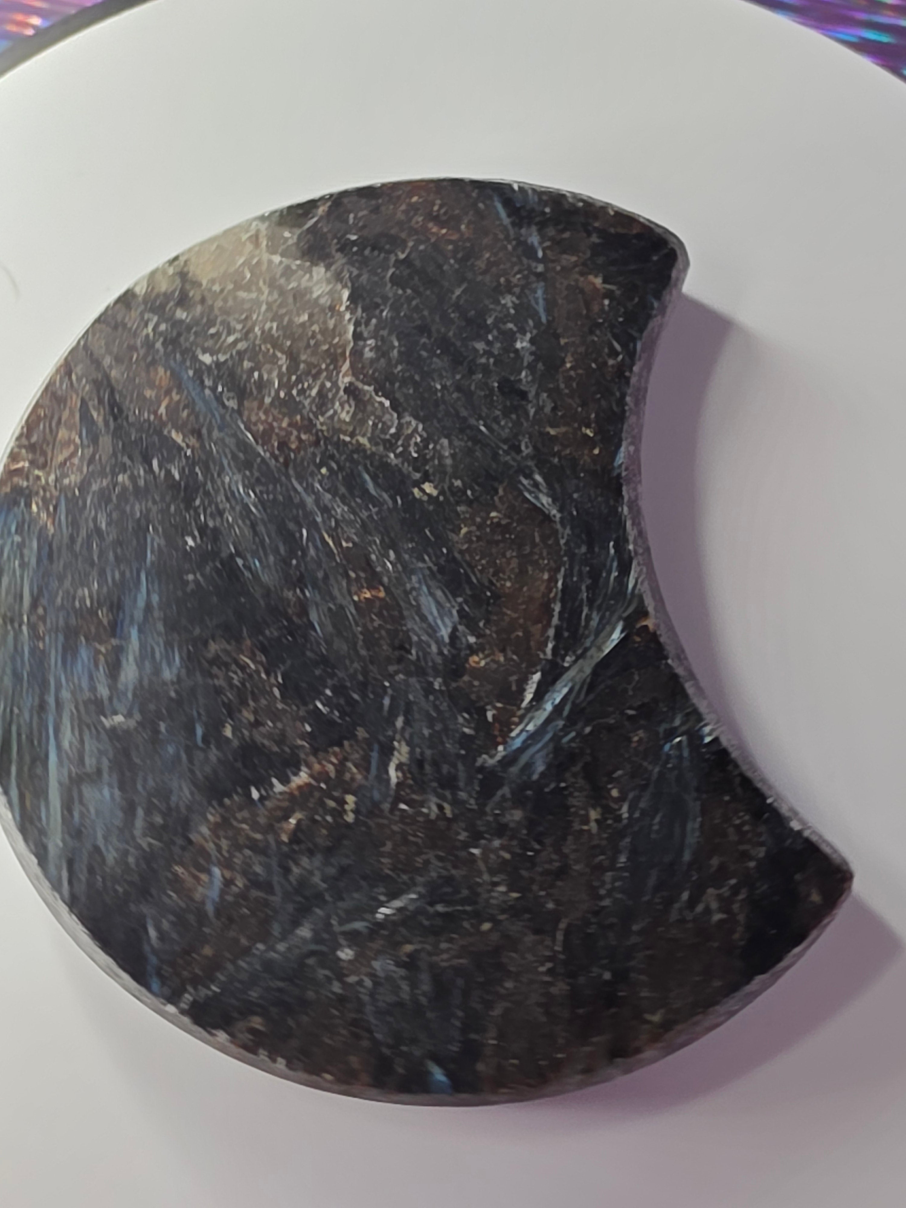 Arfvedsonite with Garnet Moon D