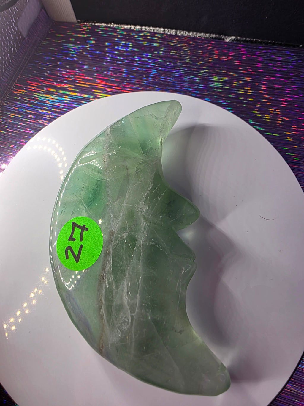 Fluorite Moon Face