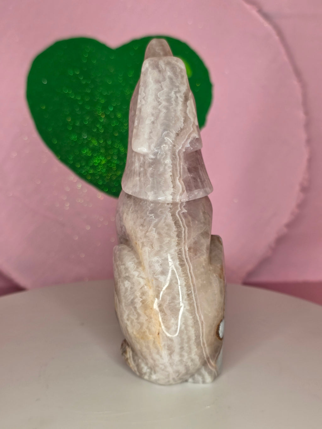 Crazy Lace Amethyst Wolf
