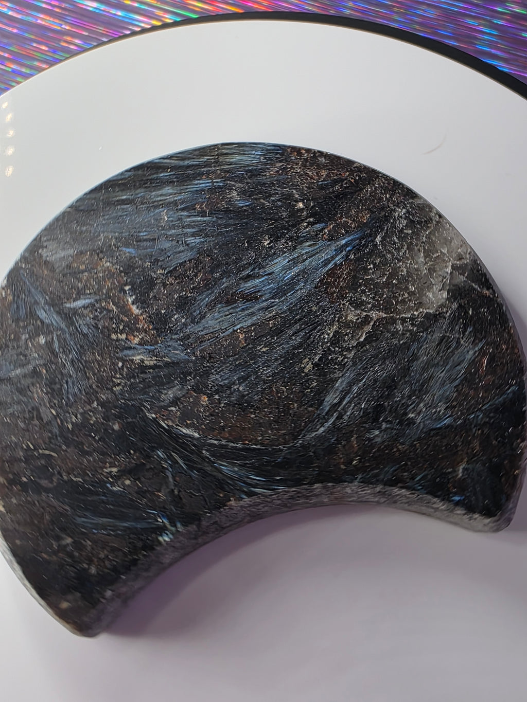 Arfvedsonite with Garnet Moon D
