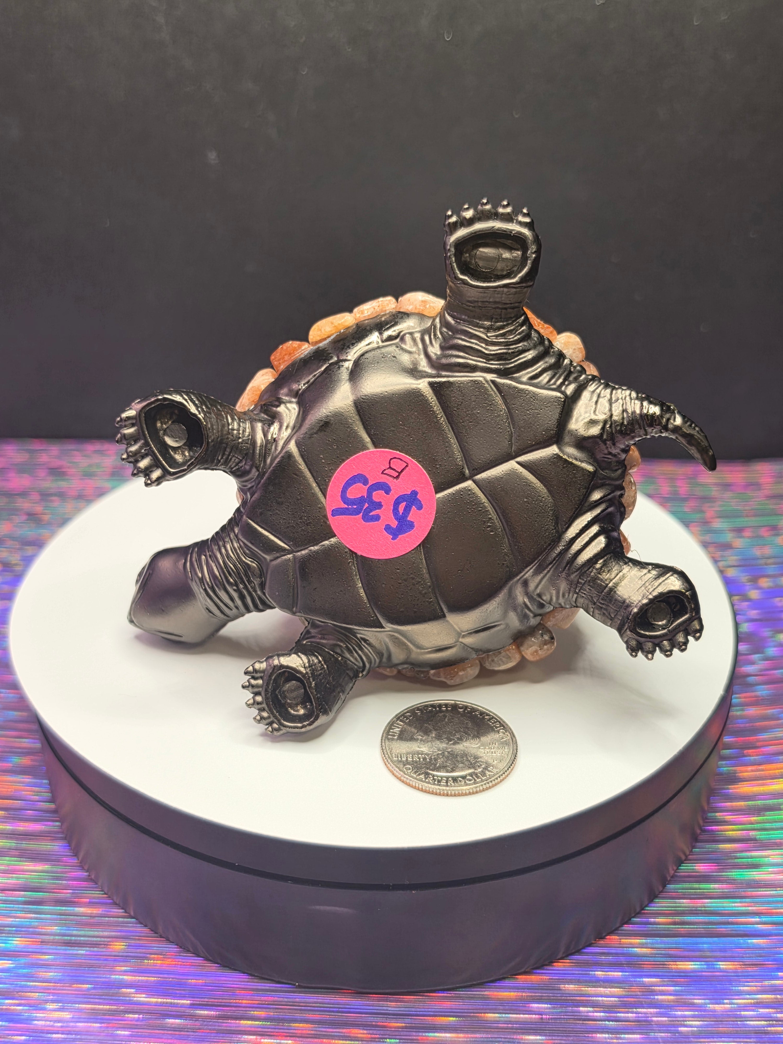 Turtle with Sunstone Chips B