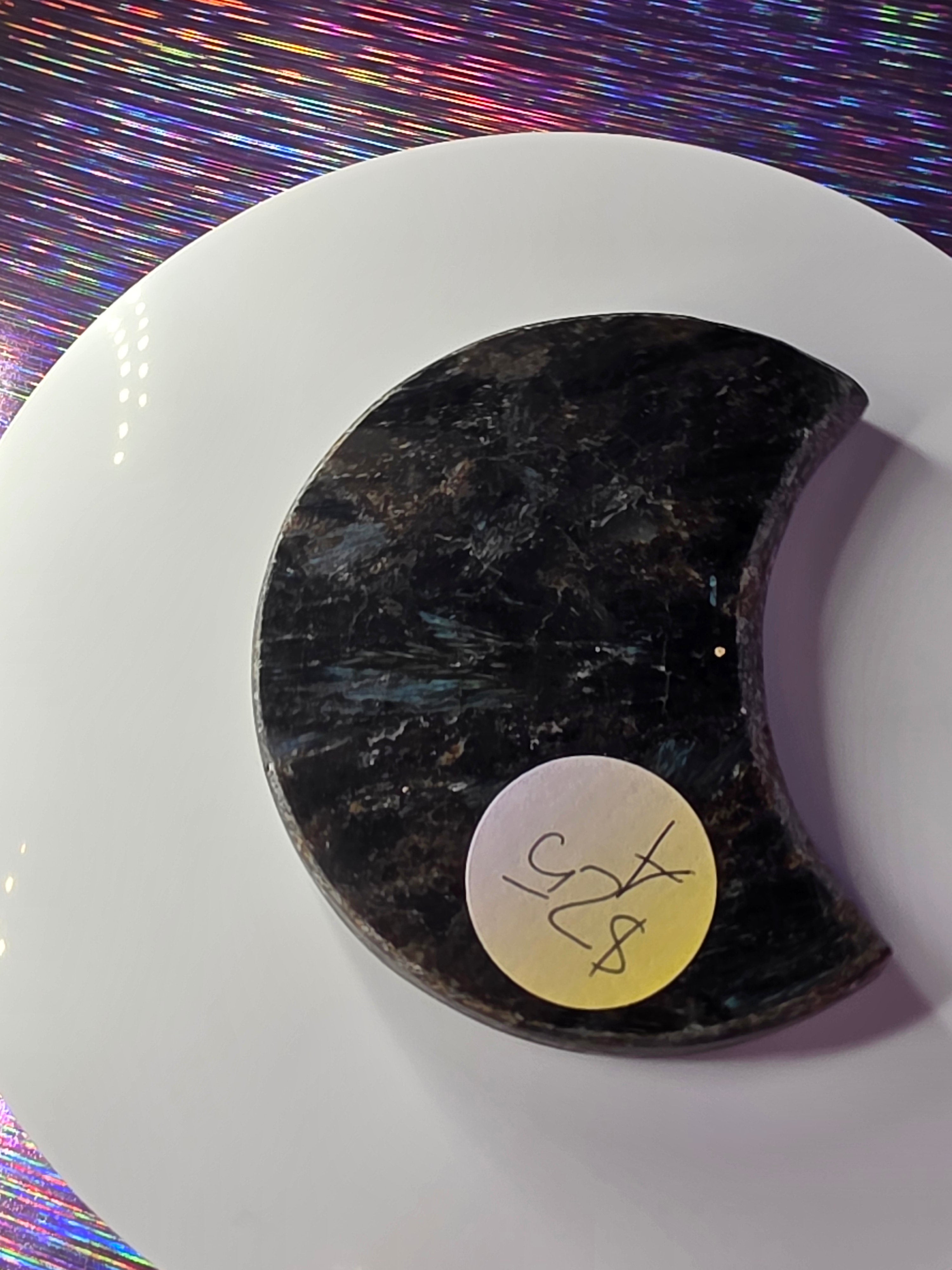 Arfvedsonite with Garnet Moon A