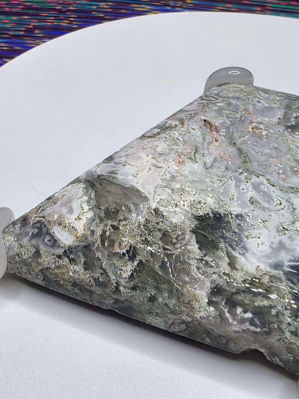 Moss Agate Diamond J