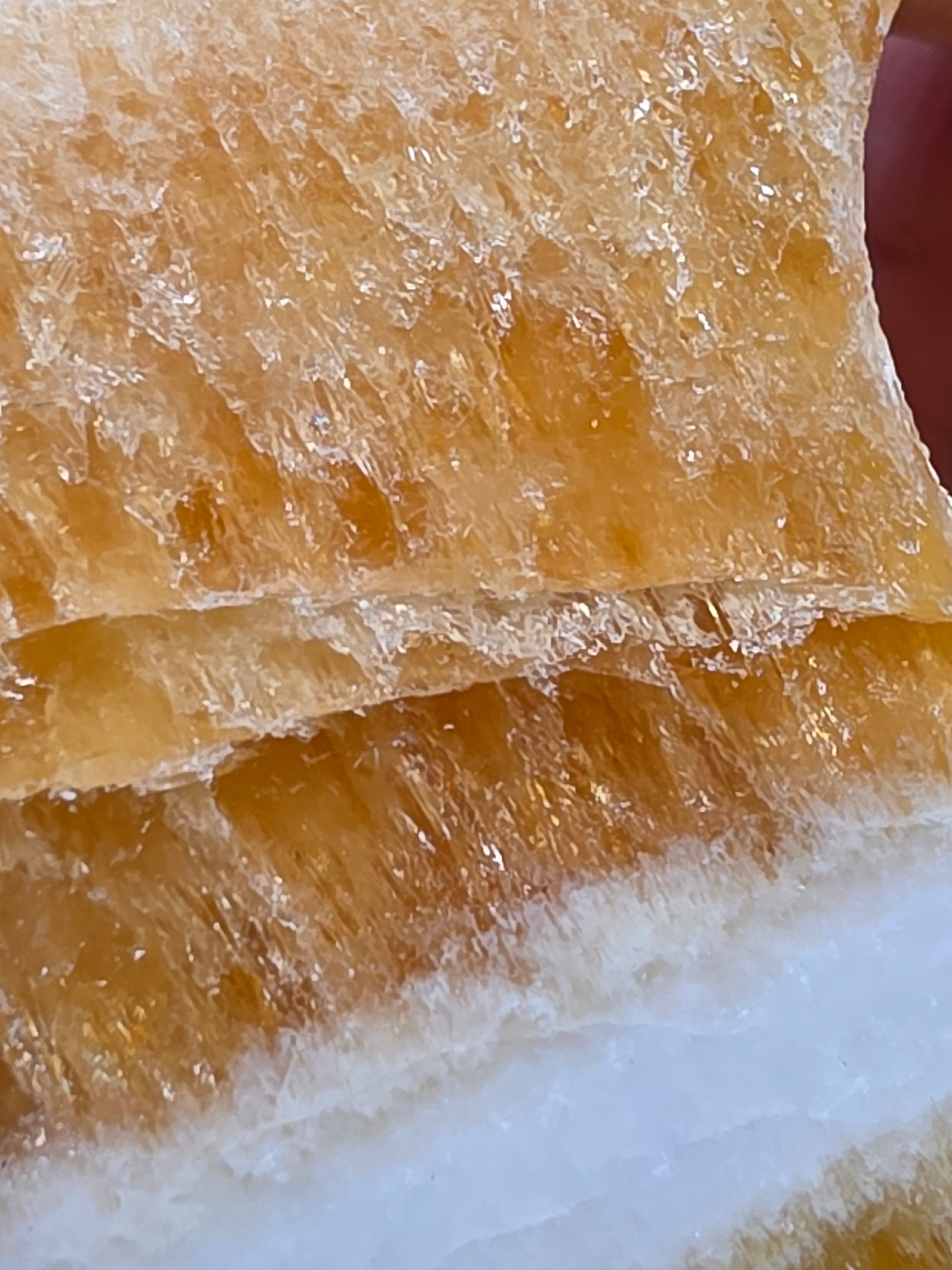 Orange Calcite Donut A