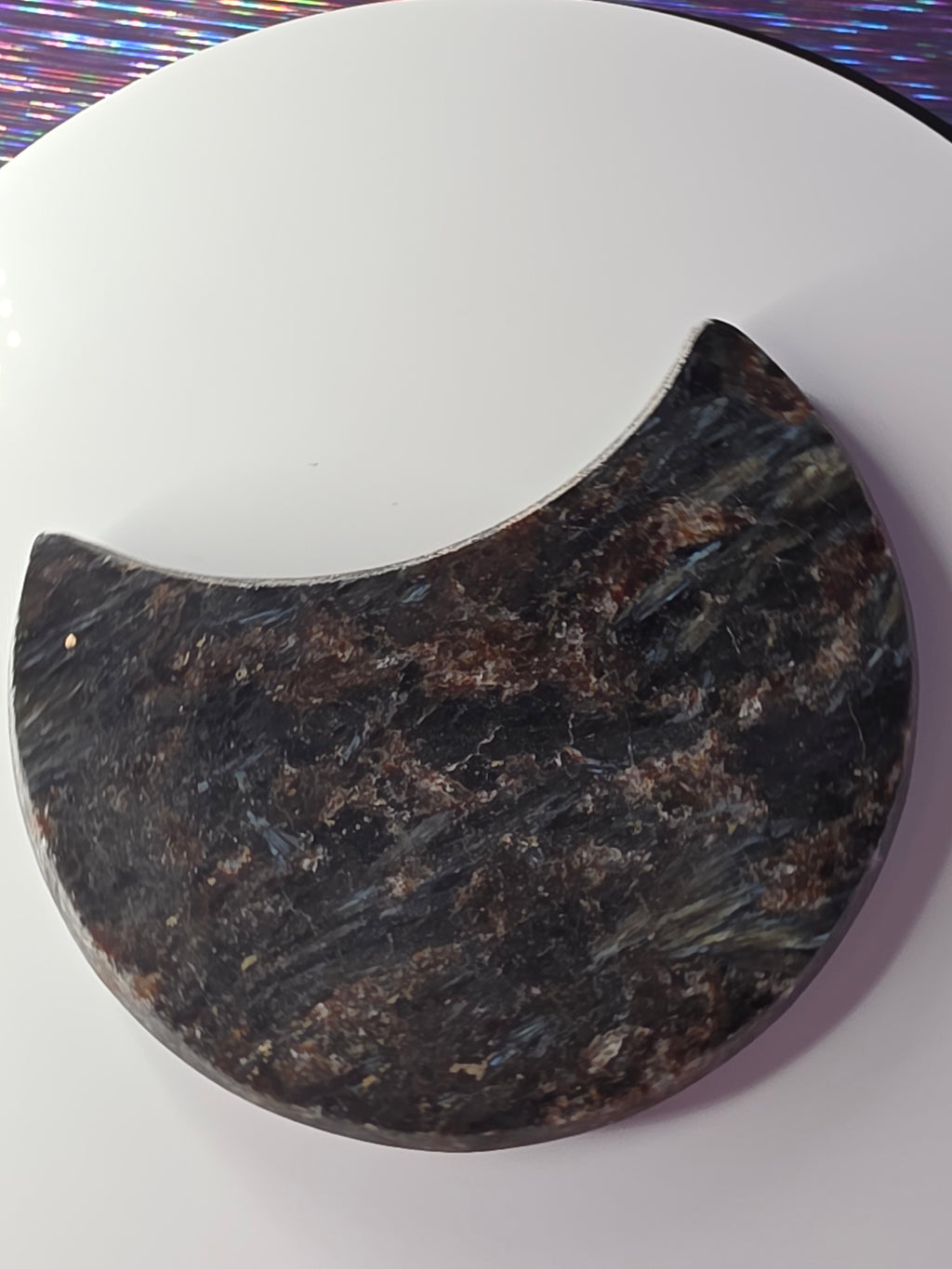 Arfvedsonite with Garnet Moon C