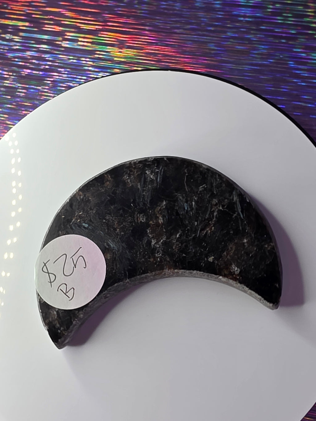 Arfvedsonite with Garnet Moon B
