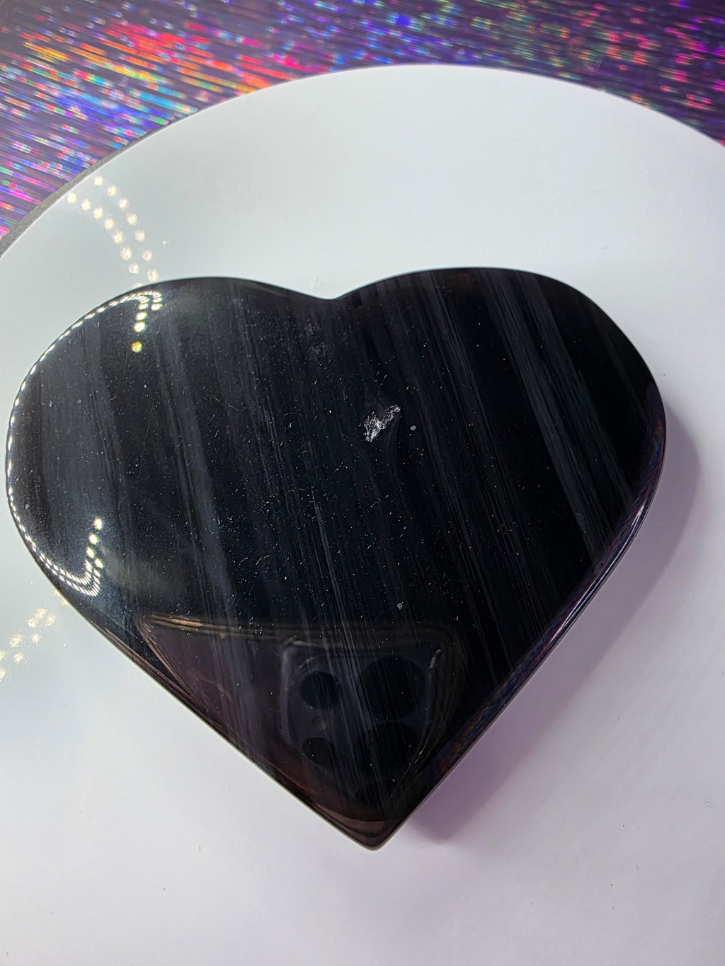 Obsidian Lace Heart D