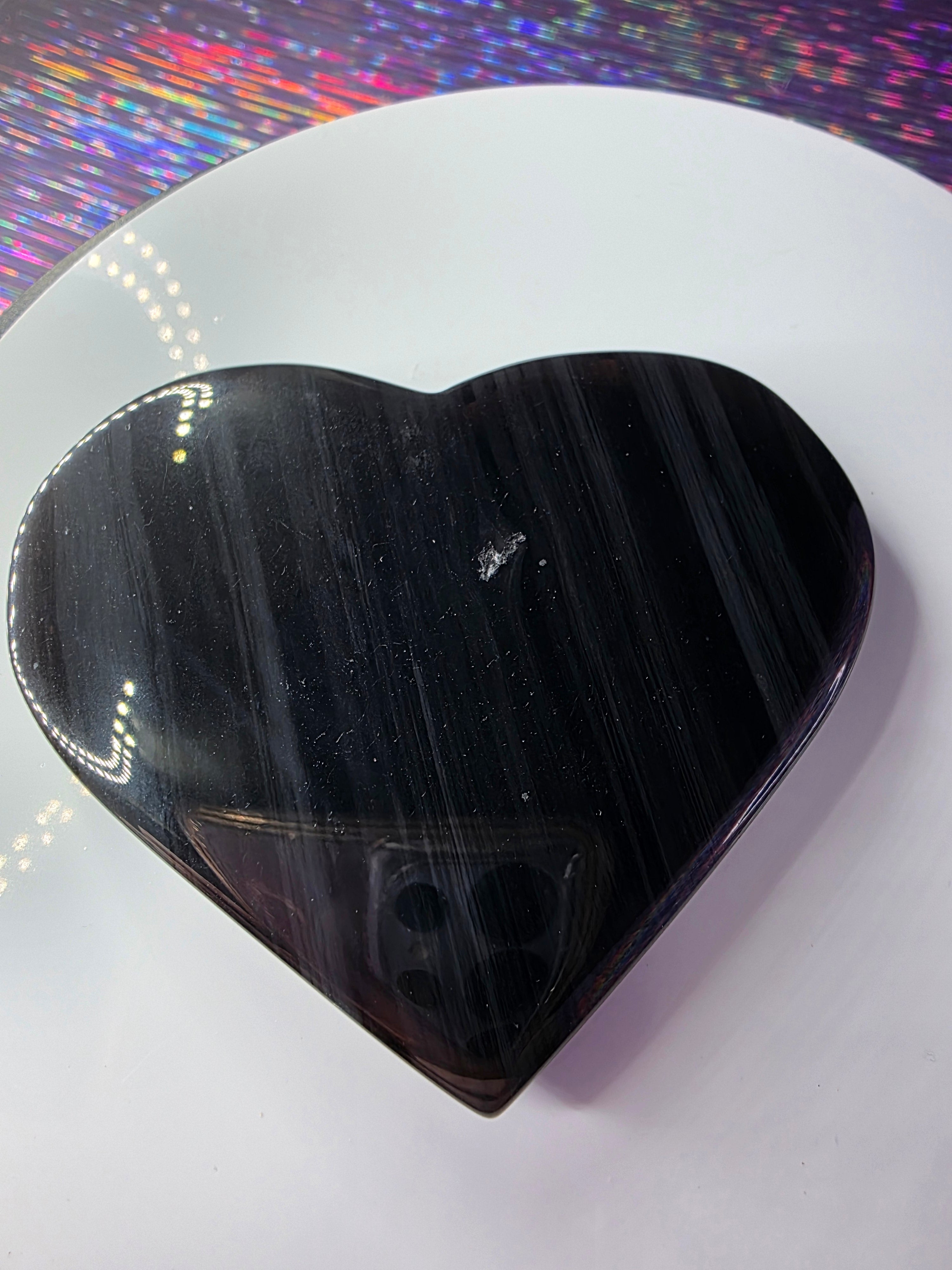 Obsidian Lace Heart D