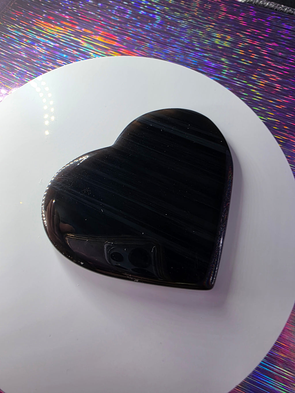 Obsidian Lace Heart F