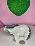 Moss Agate Elephant A