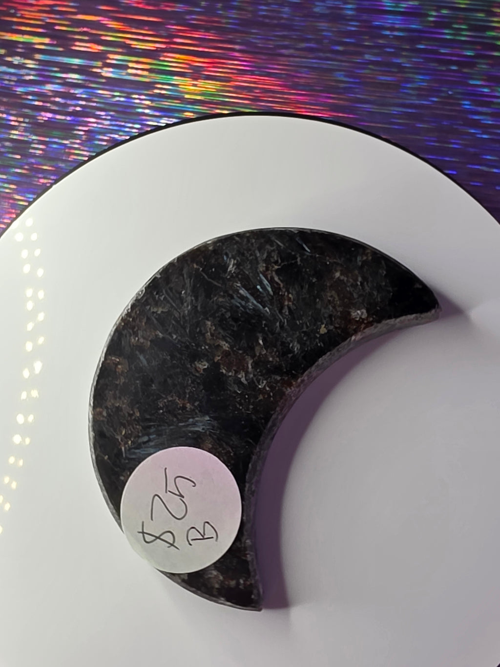 Arfvedsonite with Garnet Moon B
