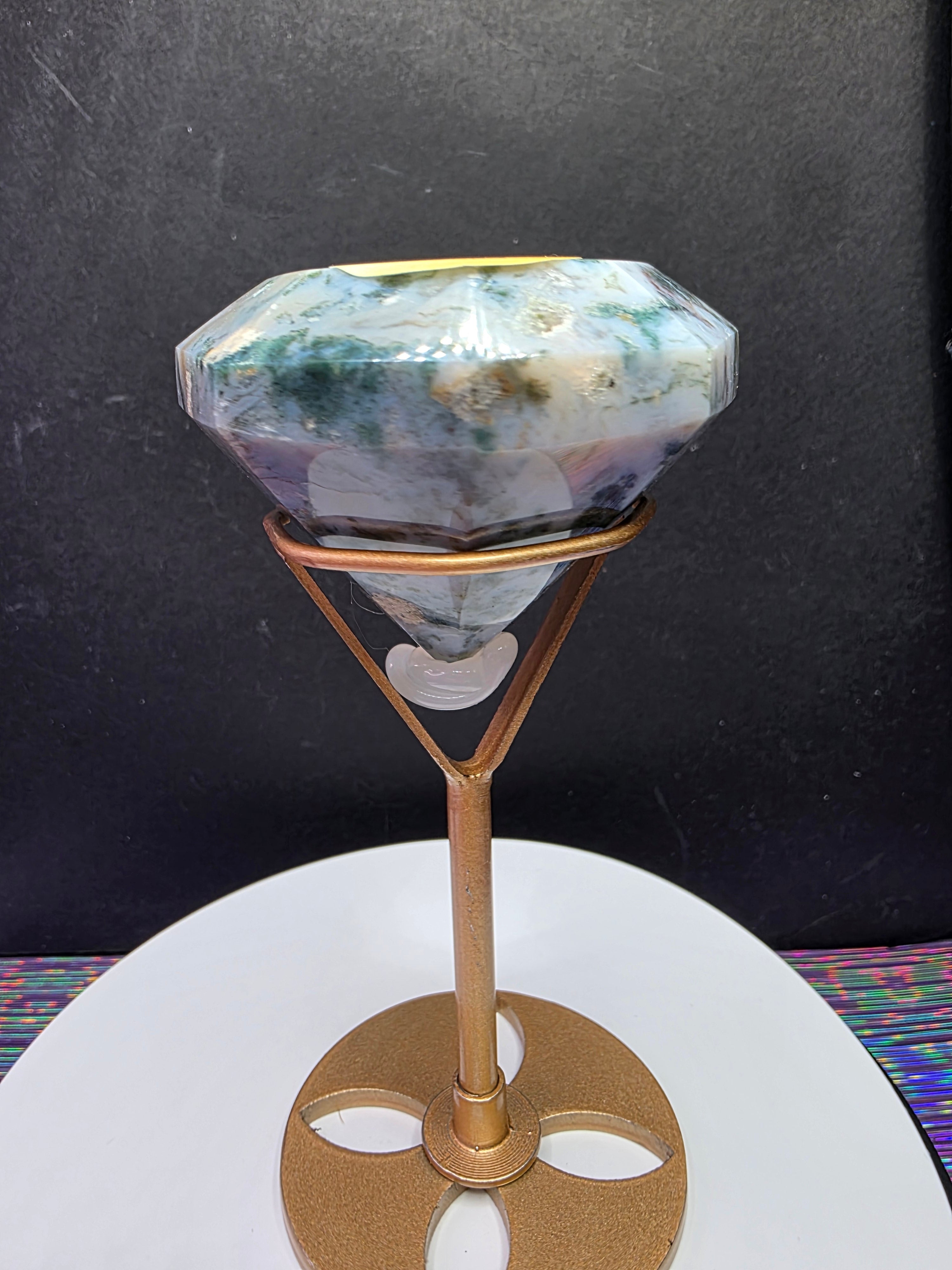 Ocean Jasper Moss Agate Diamond B