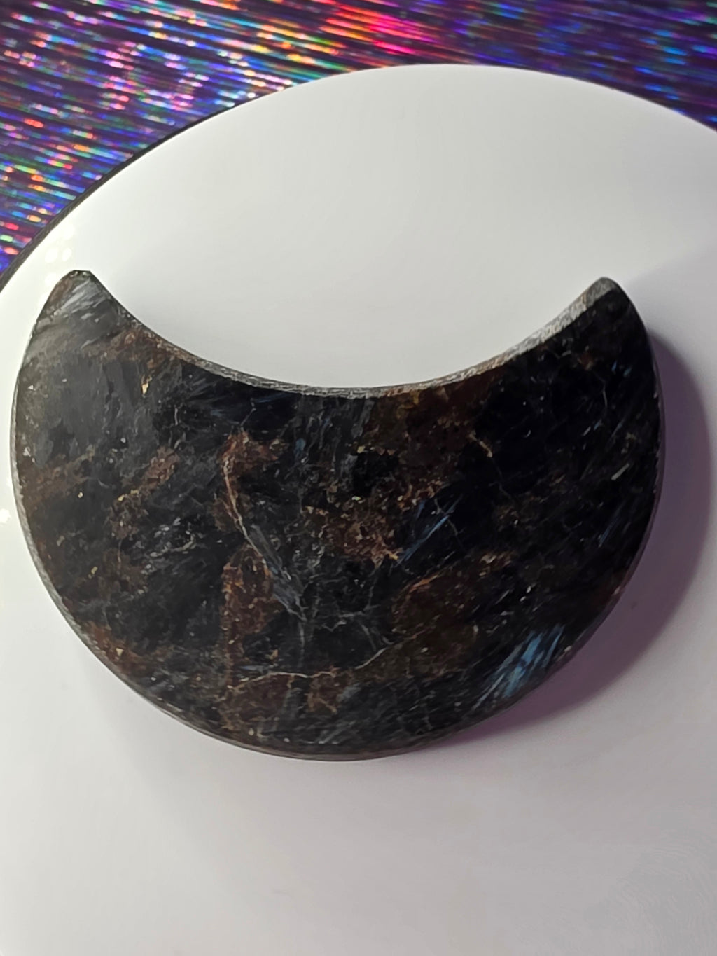 Arfvedsonite with Garnet Moon E