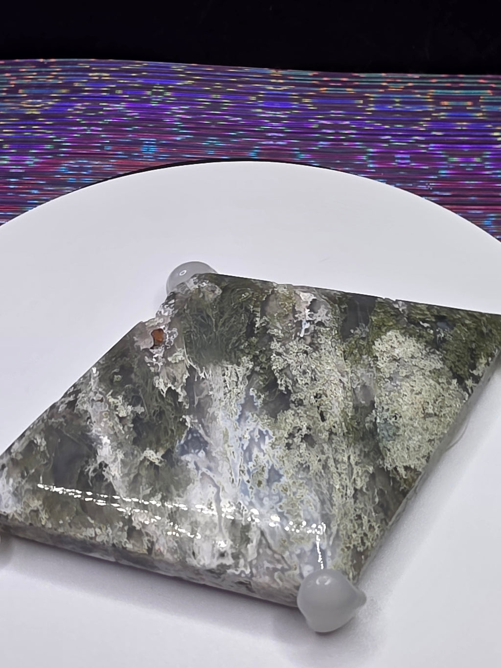 Moss Agate Diamond J