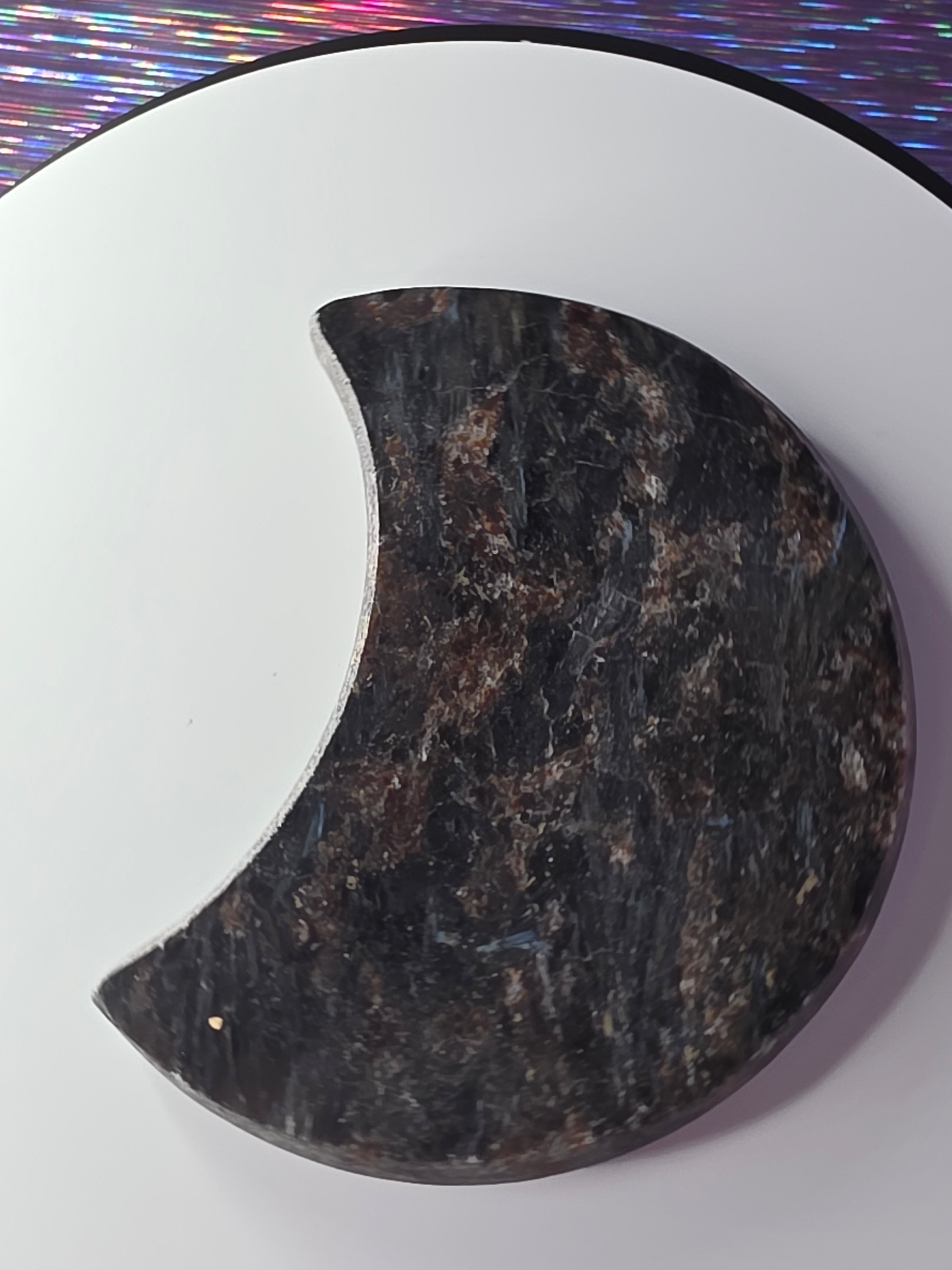 Arfvedsonite with Garnet Moon C