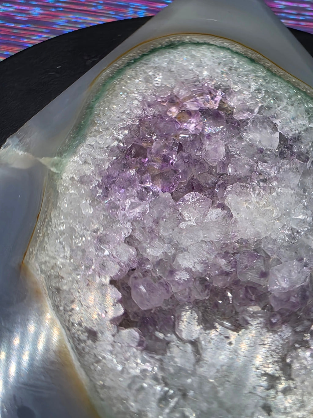 Agate Amethyst Diamond A