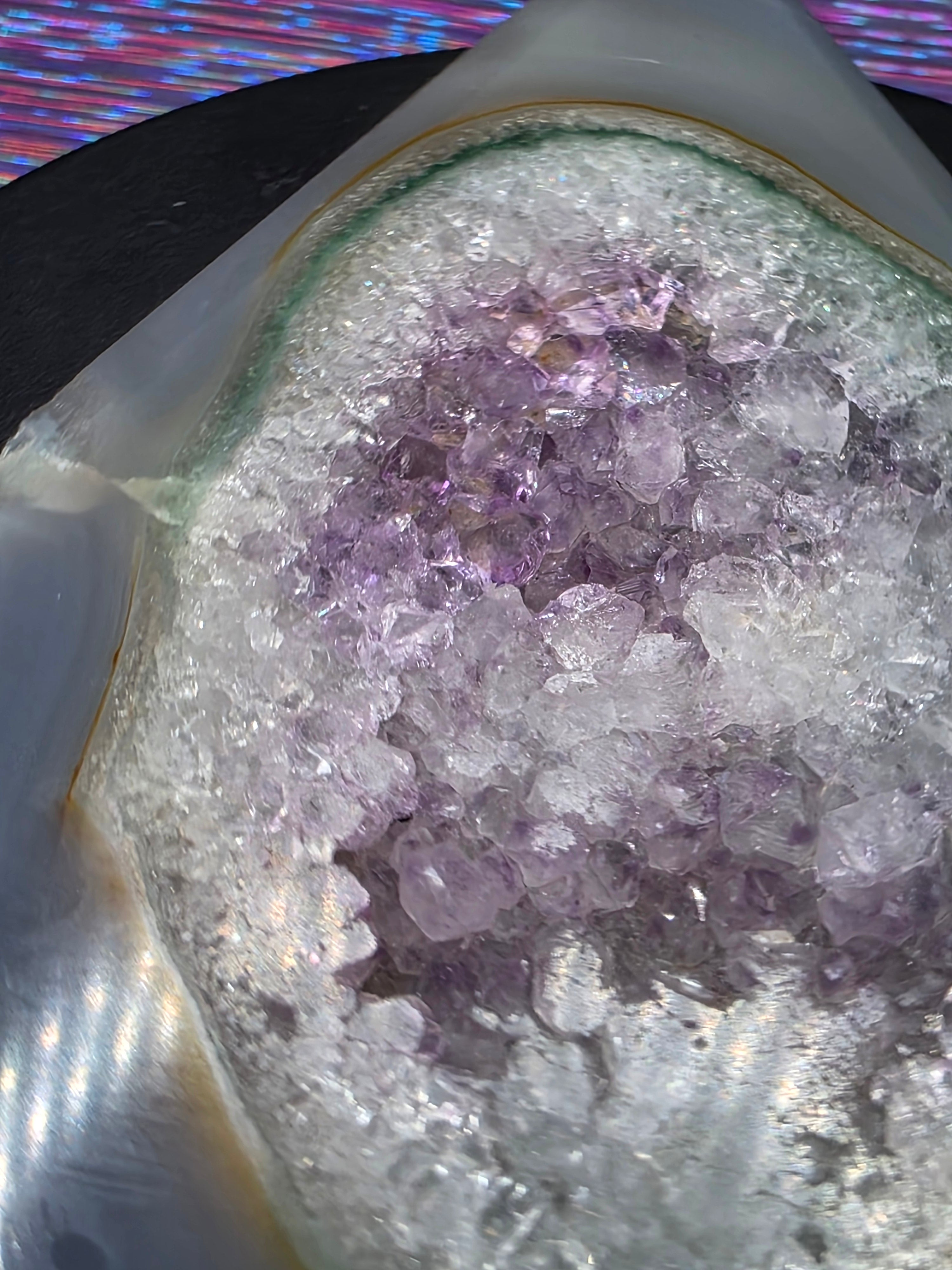 Agate Amethyst Diamond A